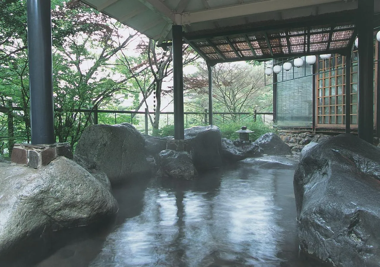 Hot Spring Bath in Kinugawa Park Hotels