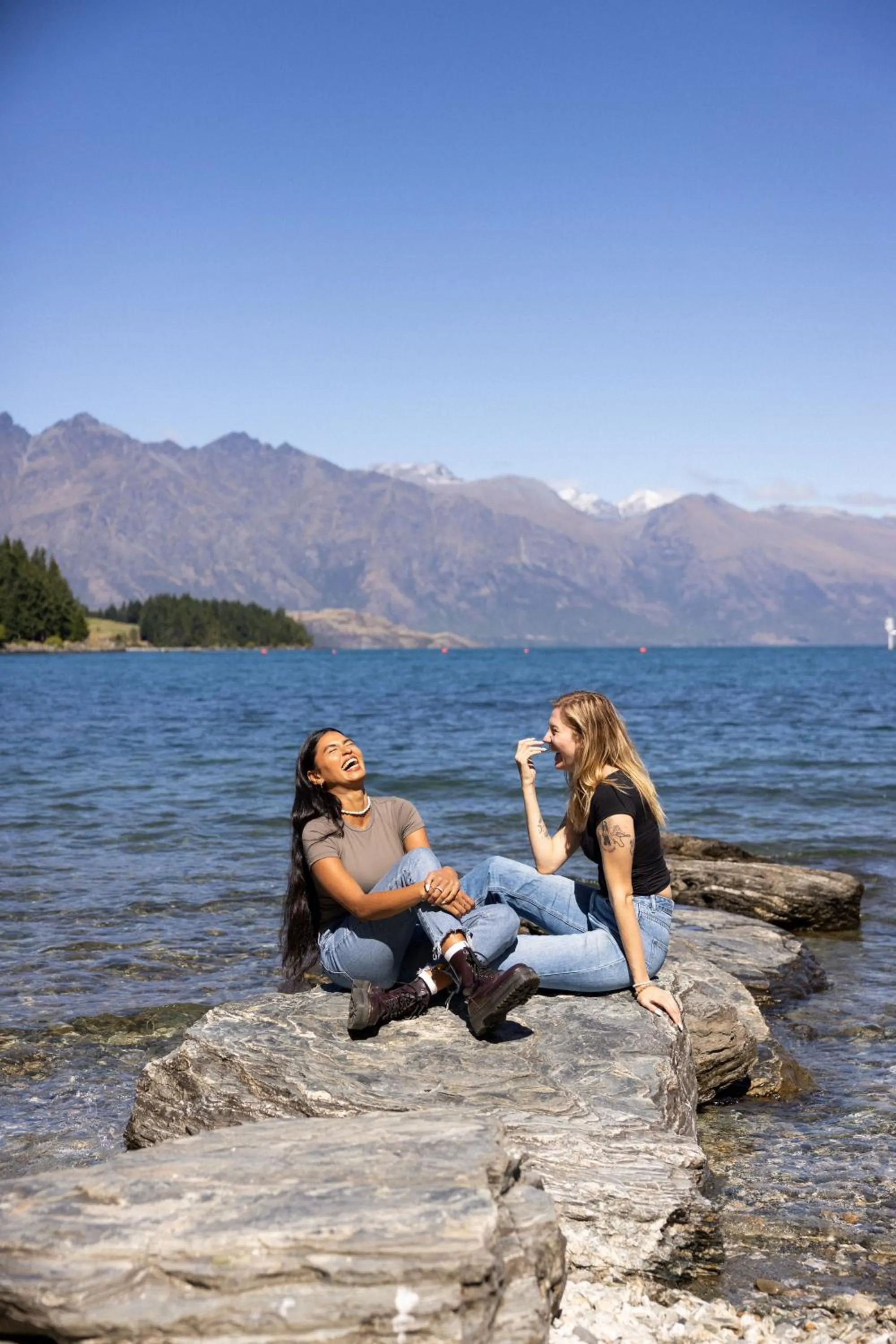 People in Haka House Queenstown Lakefront