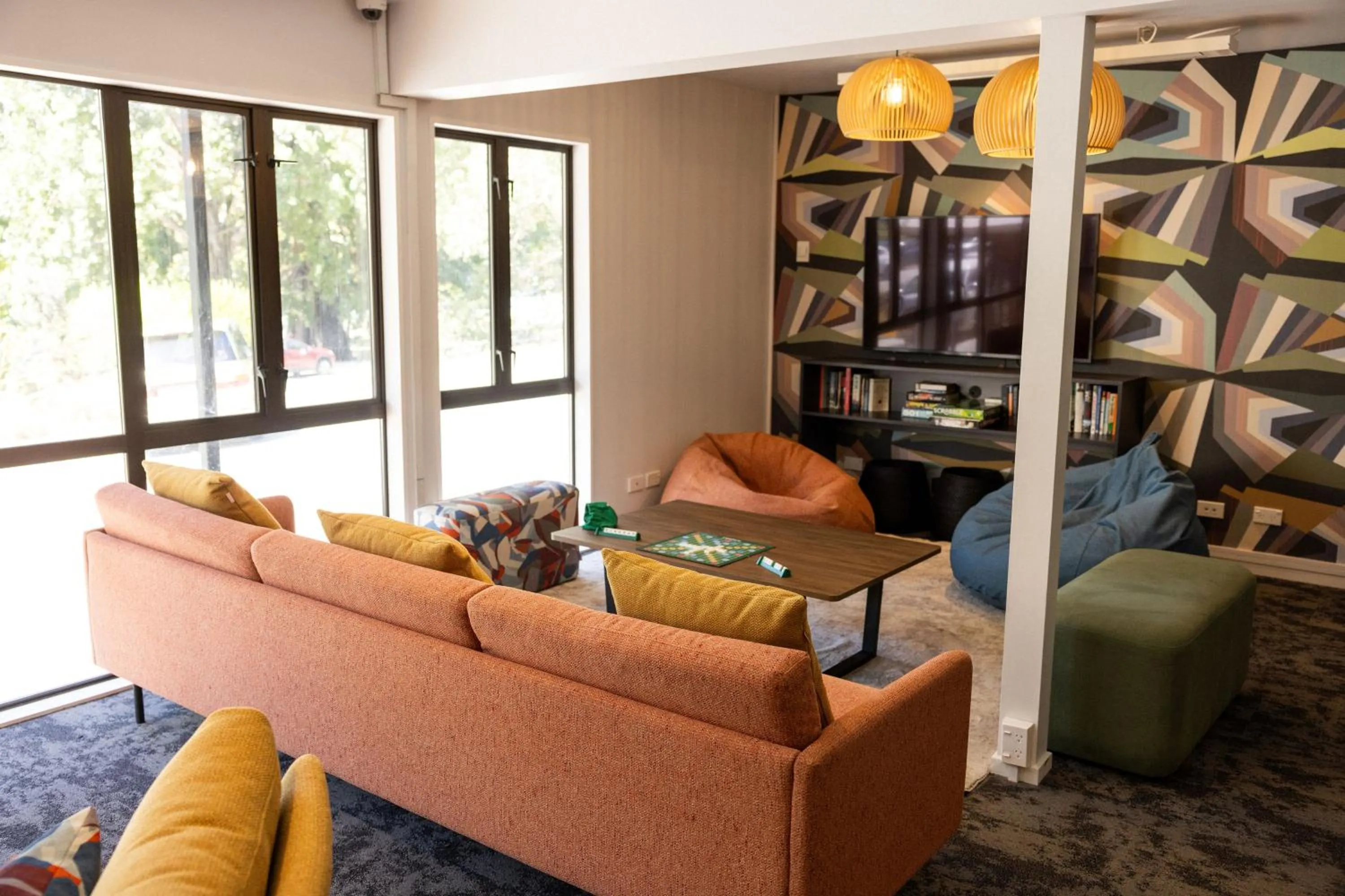 Living room in Haka House Queenstown Lakefront