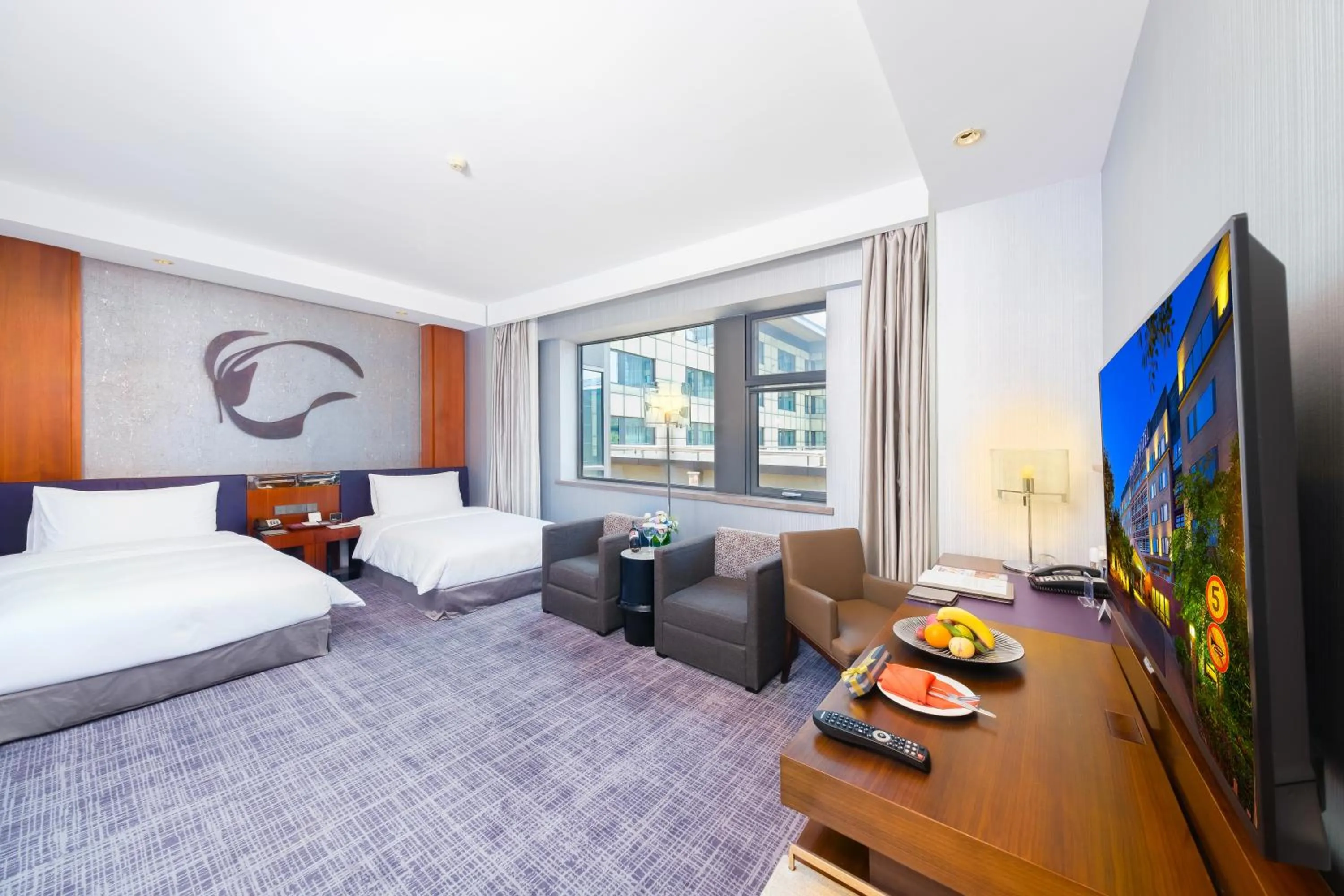 Bed in Shanghai Zhangjiang Parkyard Hotel