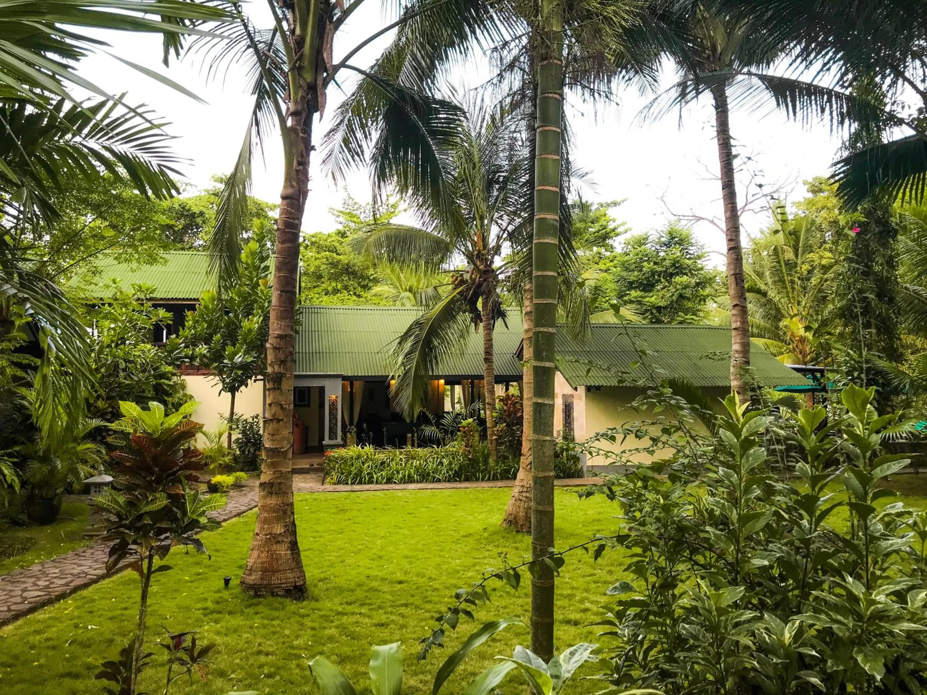 Garden view in The Village Bunaken