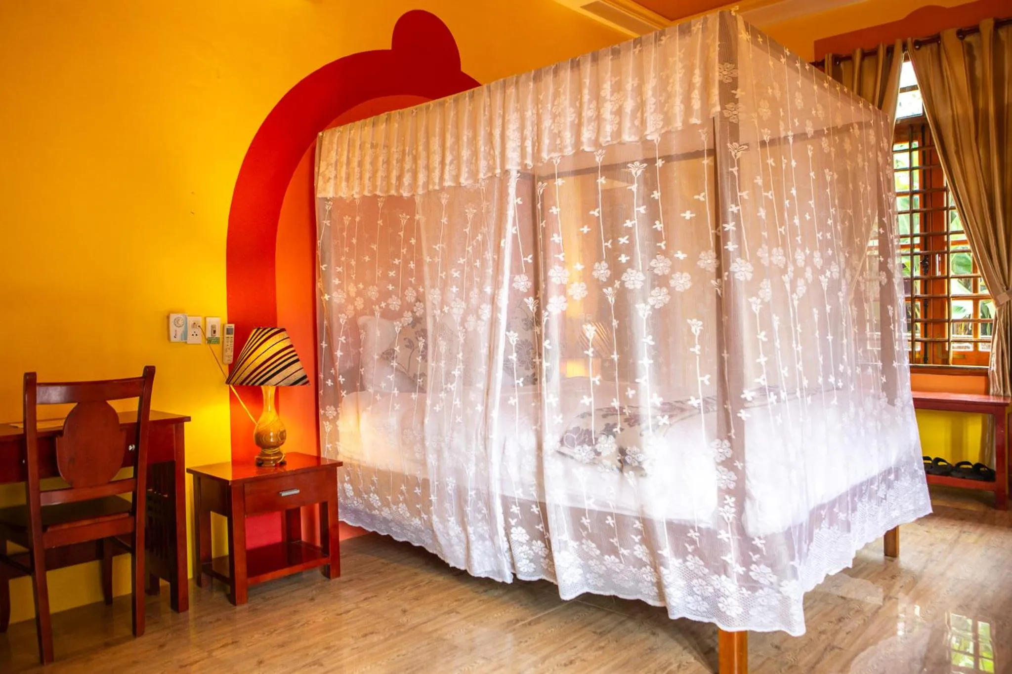 Bed in Phong Nha Farmstay