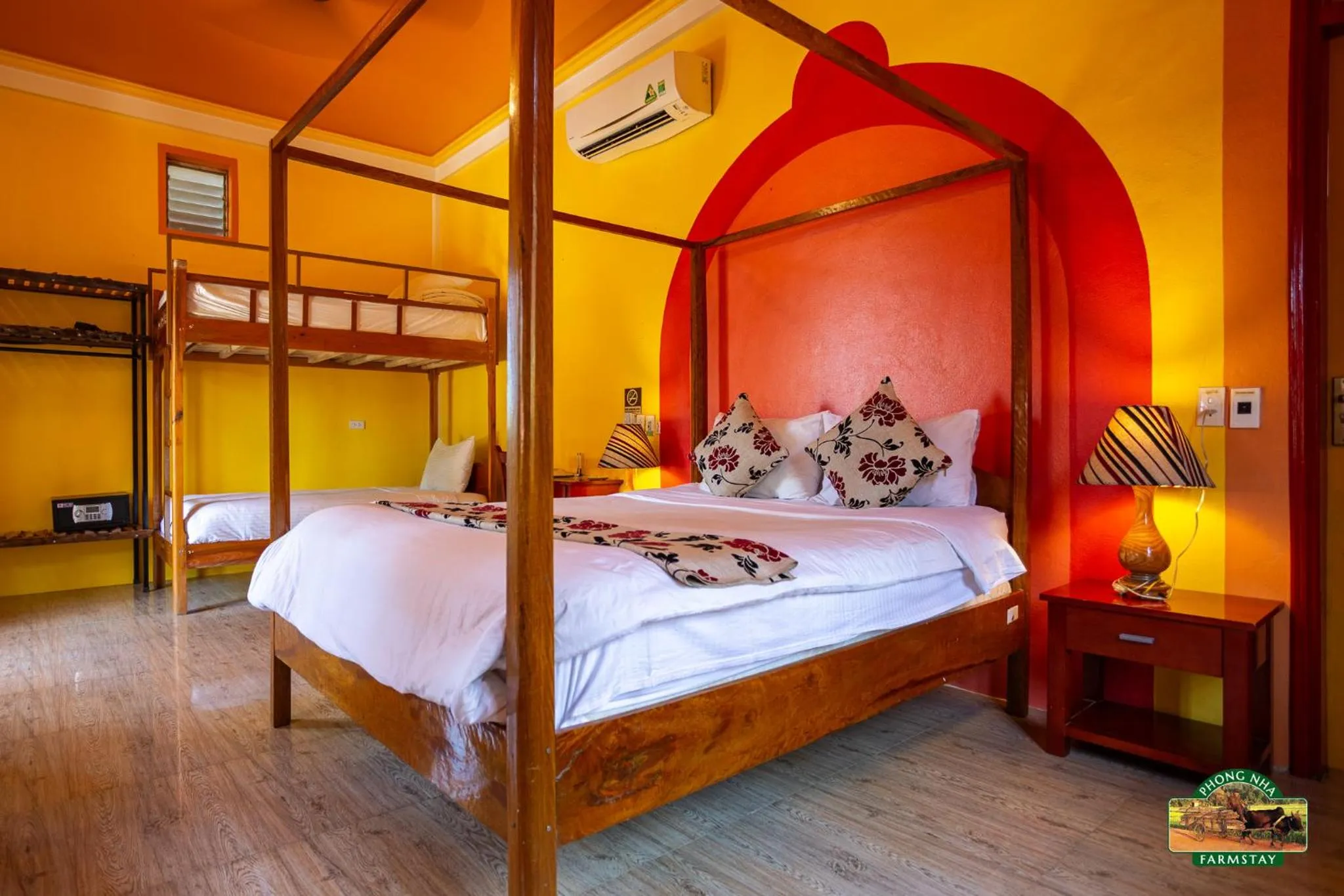 Bed in Phong Nha Farmstay