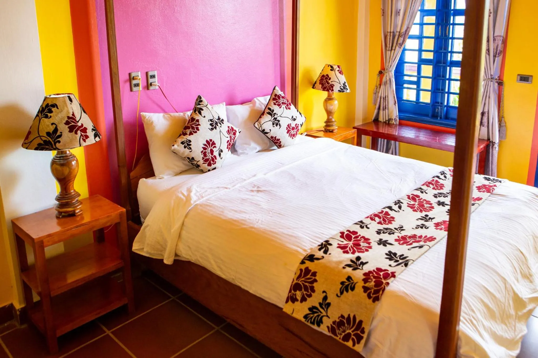 Bed in Phong Nha Farmstay