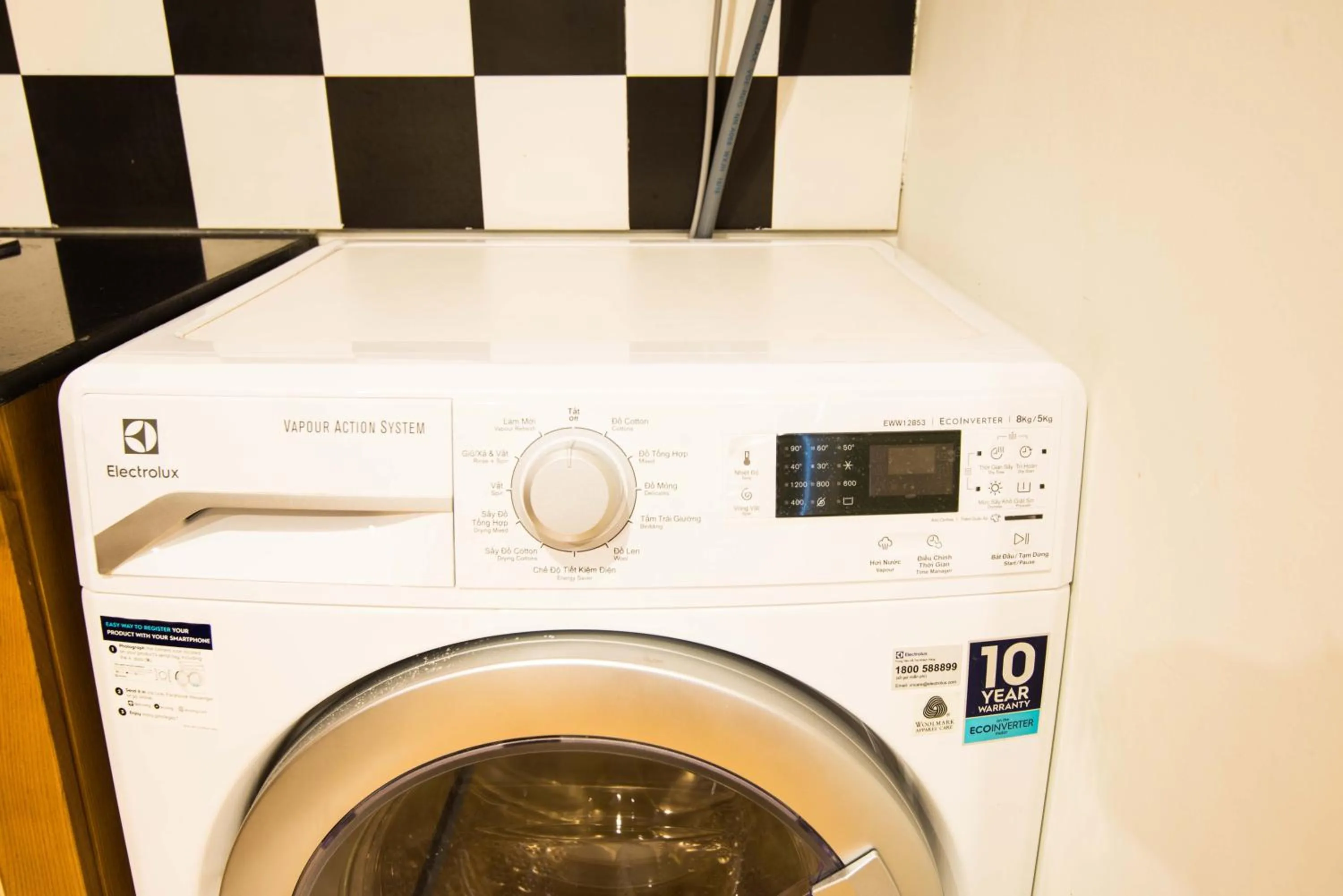 Kitchen or kitchenette in 22Housing luxury Hotel & Residence 39 Linh Lang