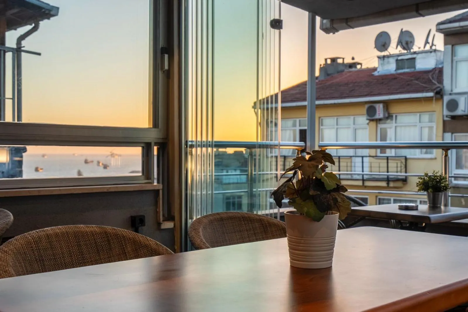 Patio in Cube Suites