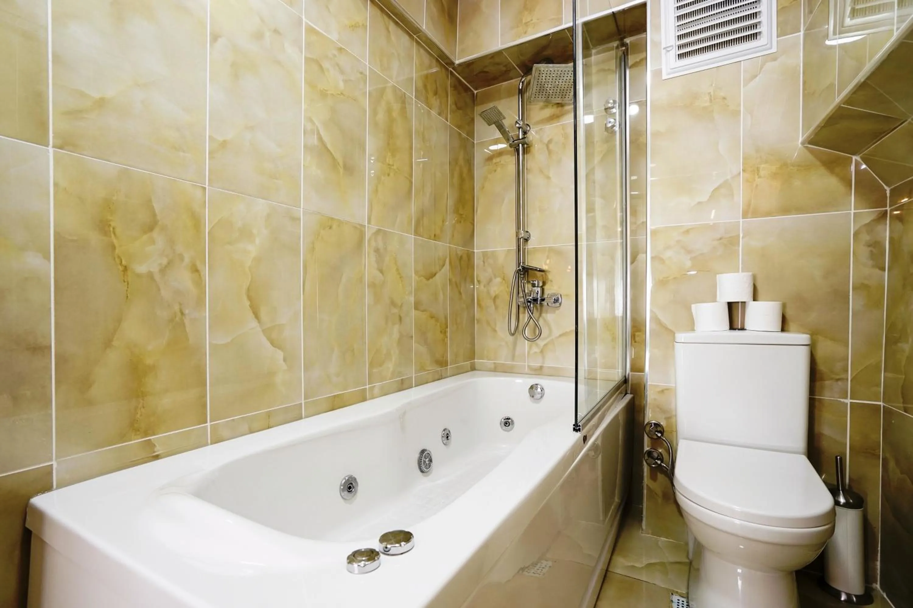 Shower in Cube Suites