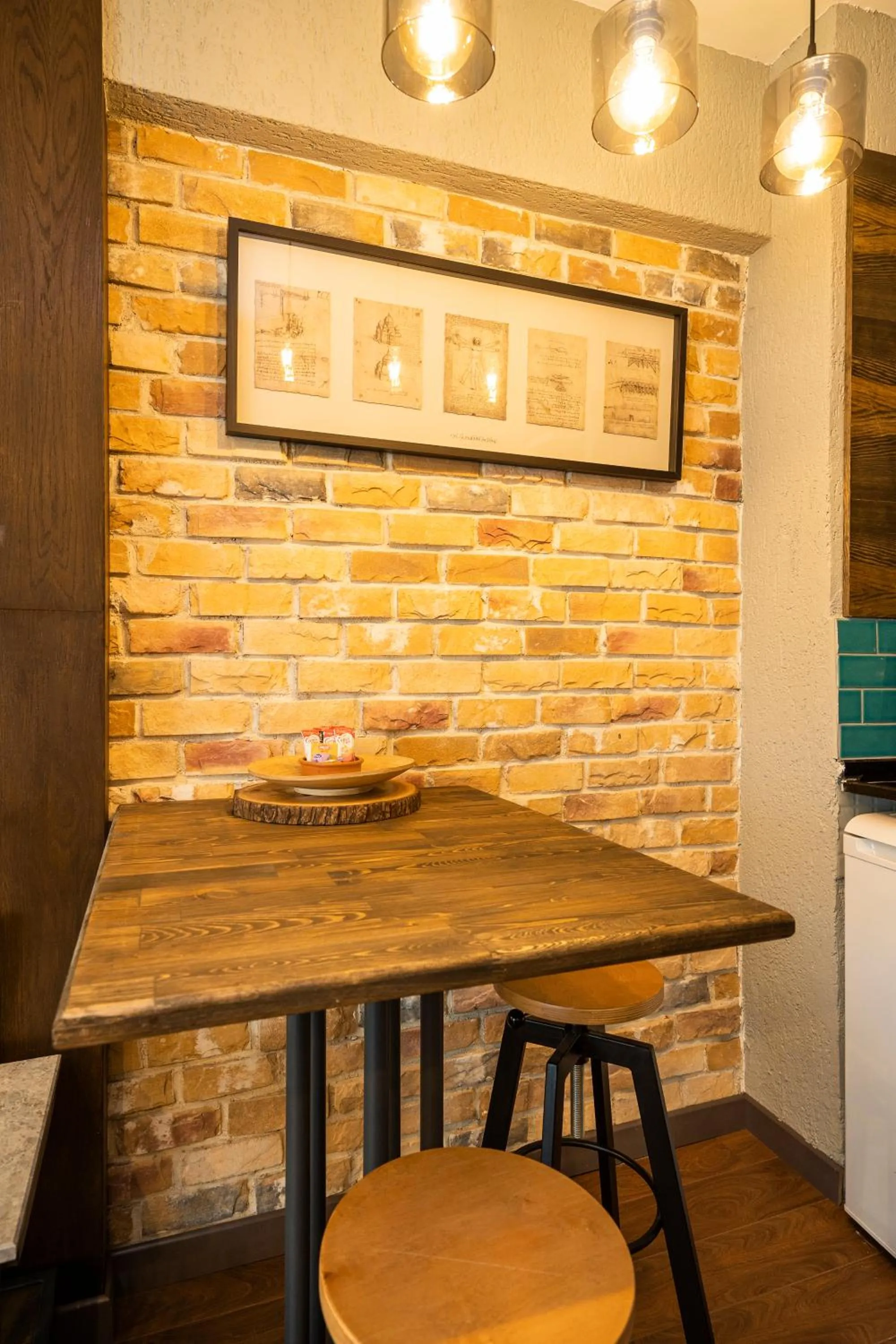 Dining area in Cube Suites