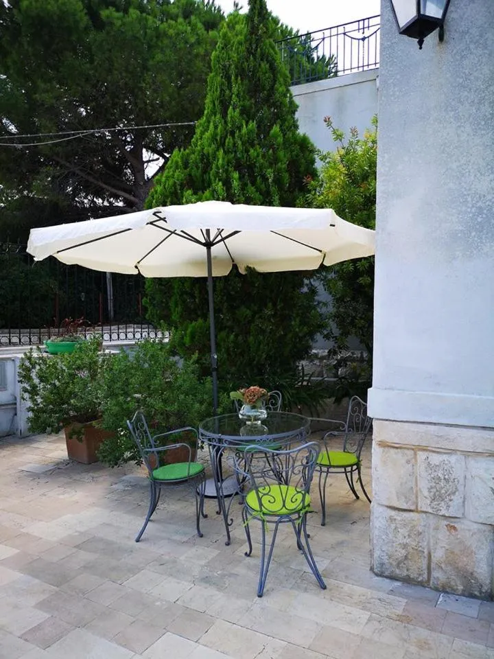 Patio in B&B villa Maria