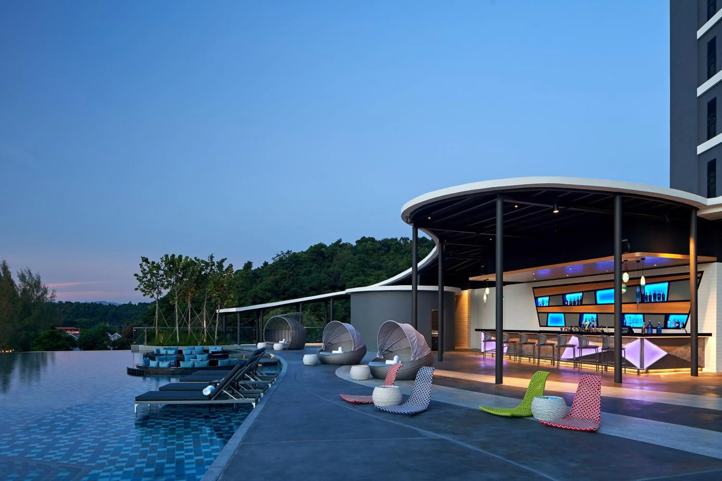 Lounge or bar in Aloft Langkawi Pantai Tengah
