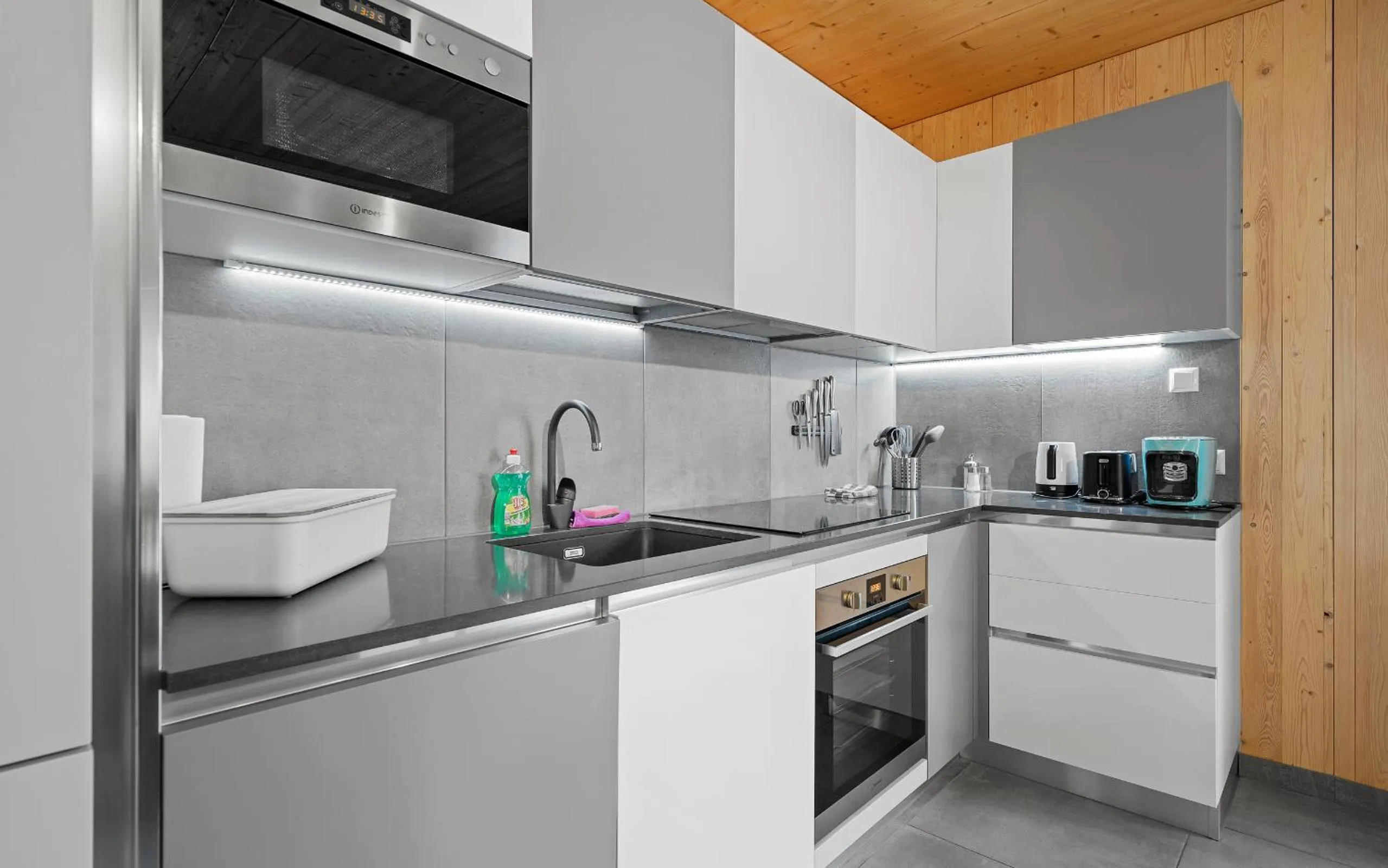 kitchen in Aparthotel Zell am See (Contactless Check-In)