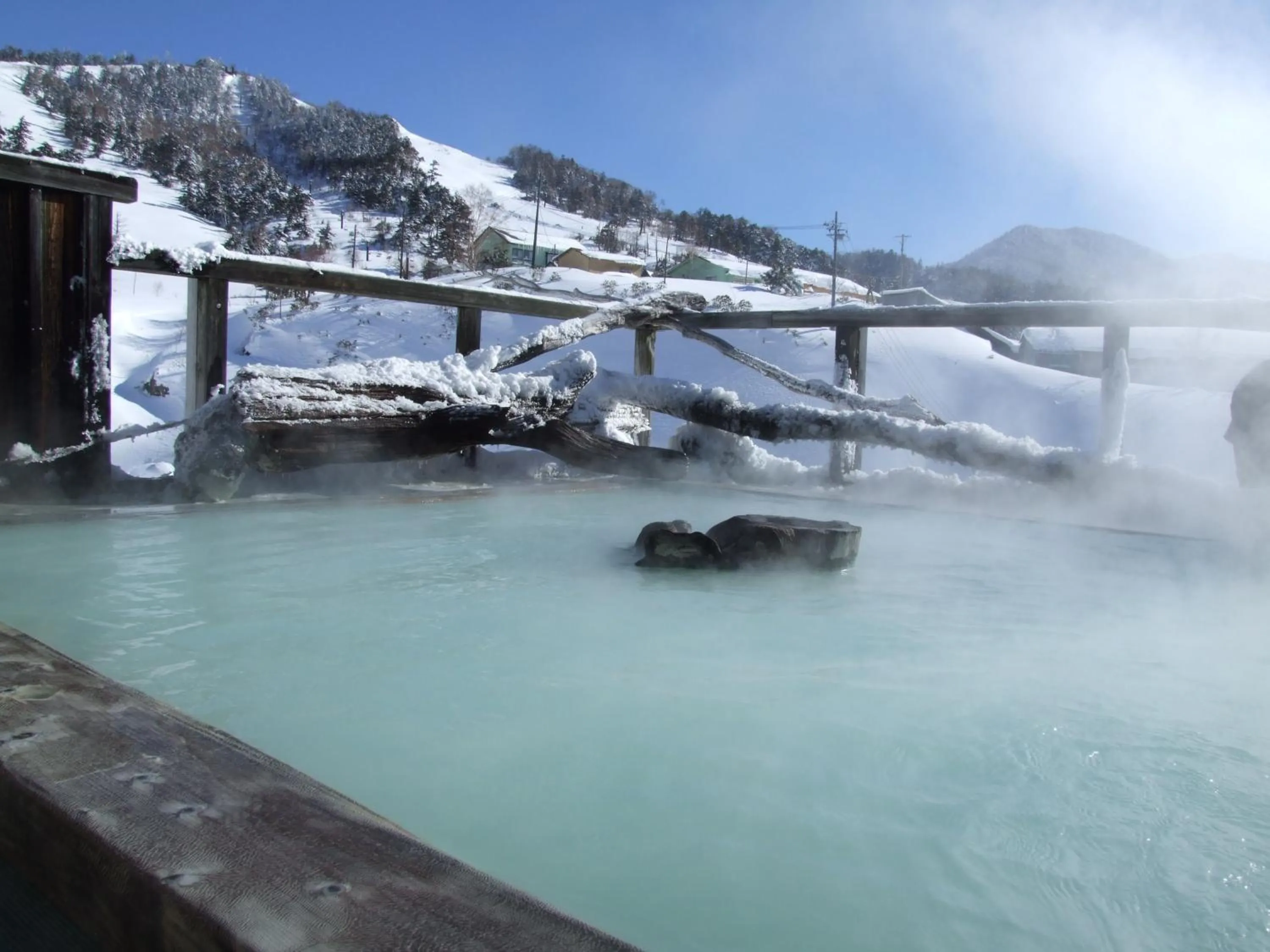 Winter in Manza Onsen Nisshinkan