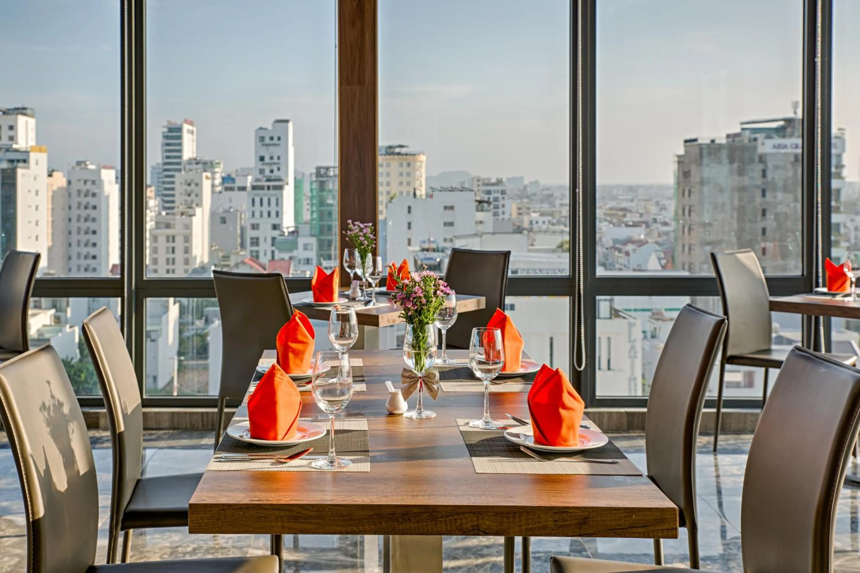 Dining area in Grand Sunrise Boutique Hotel