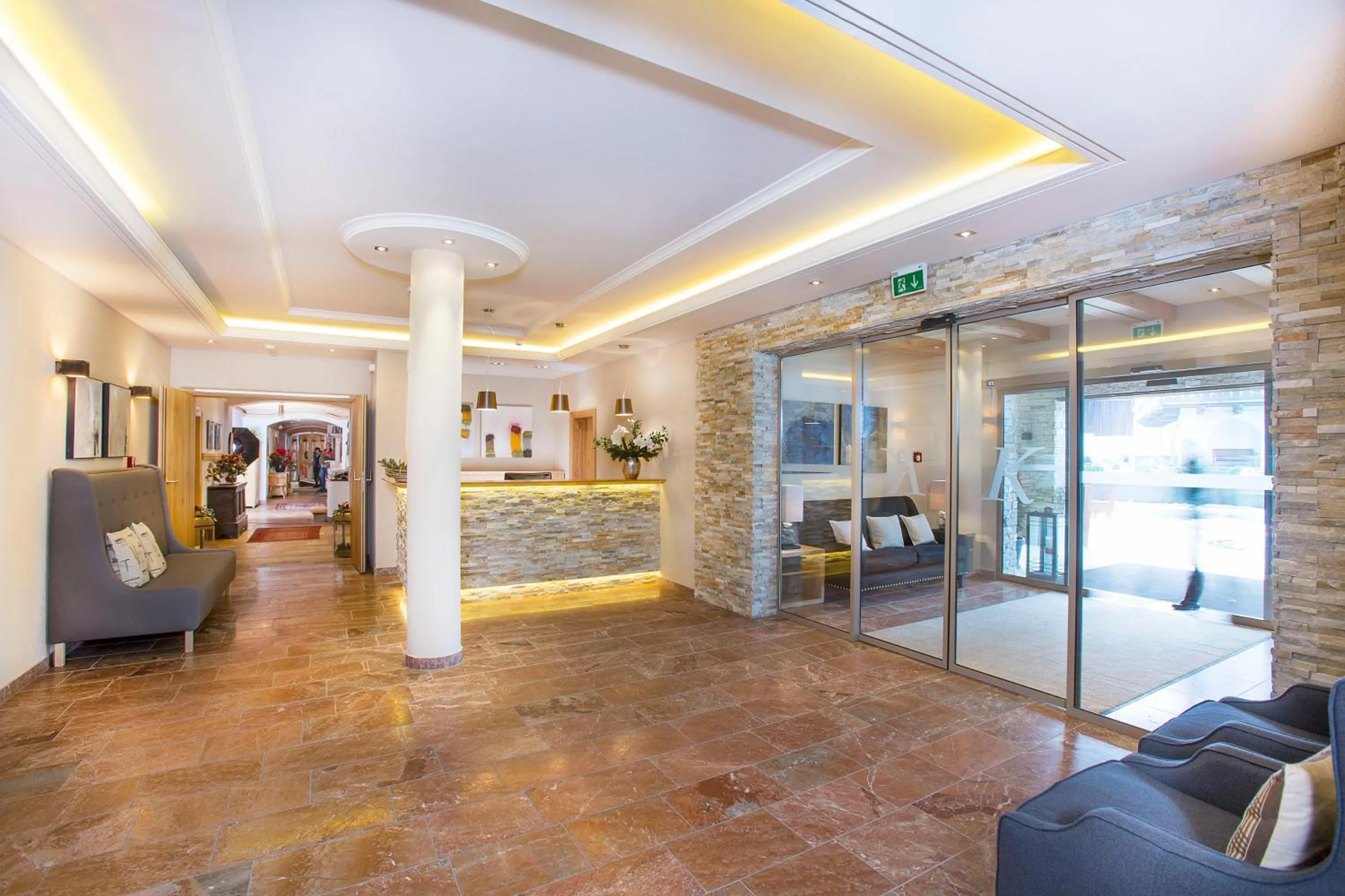 Lobby or reception in Das gemütliche Dorfhotel Kaltenhauser