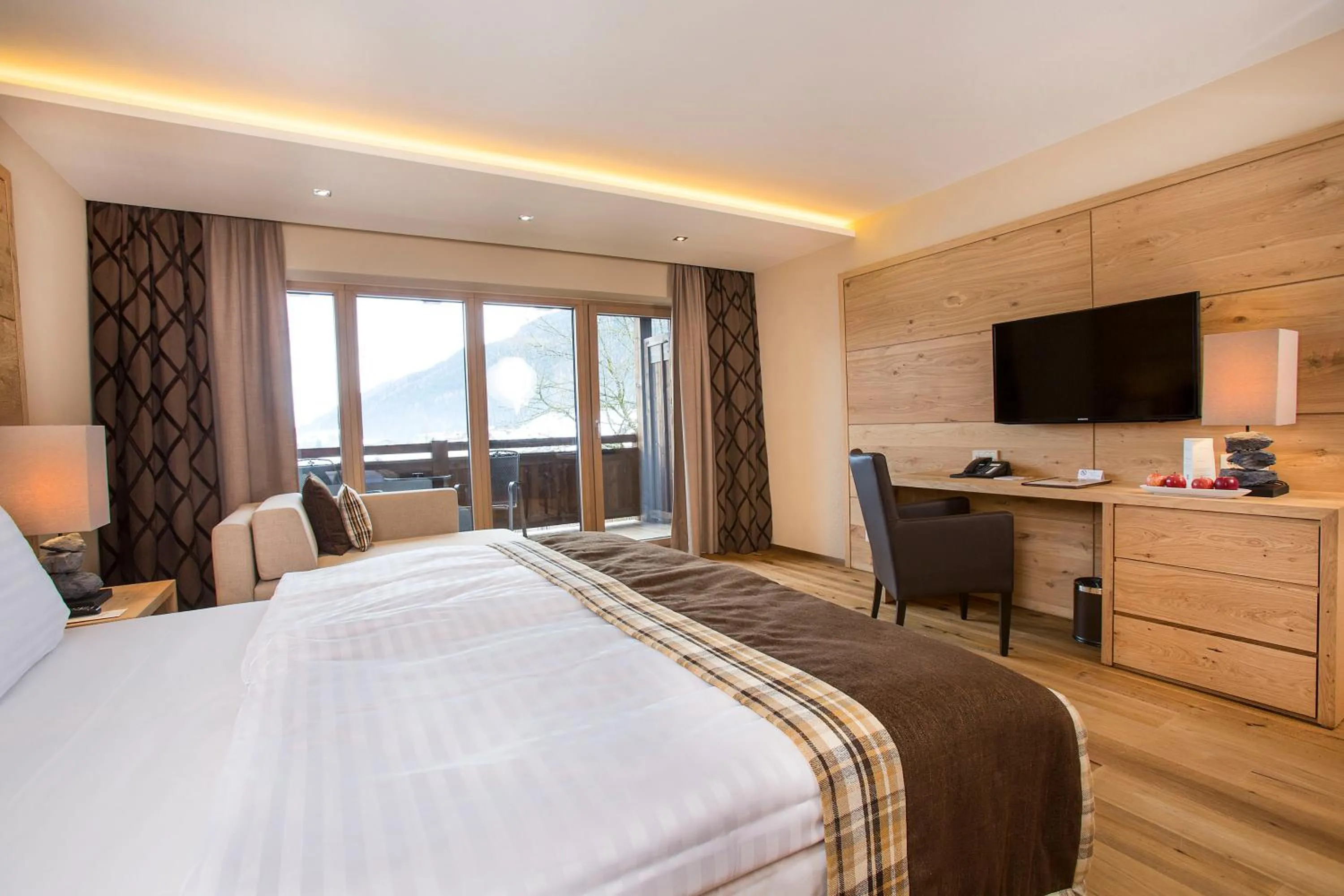 Bed in Das gemütliche Dorfhotel Kaltenhauser