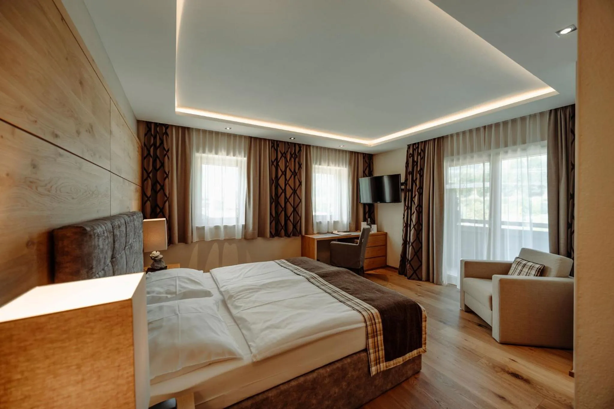 Bed in Das gemütliche Dorfhotel Kaltenhauser