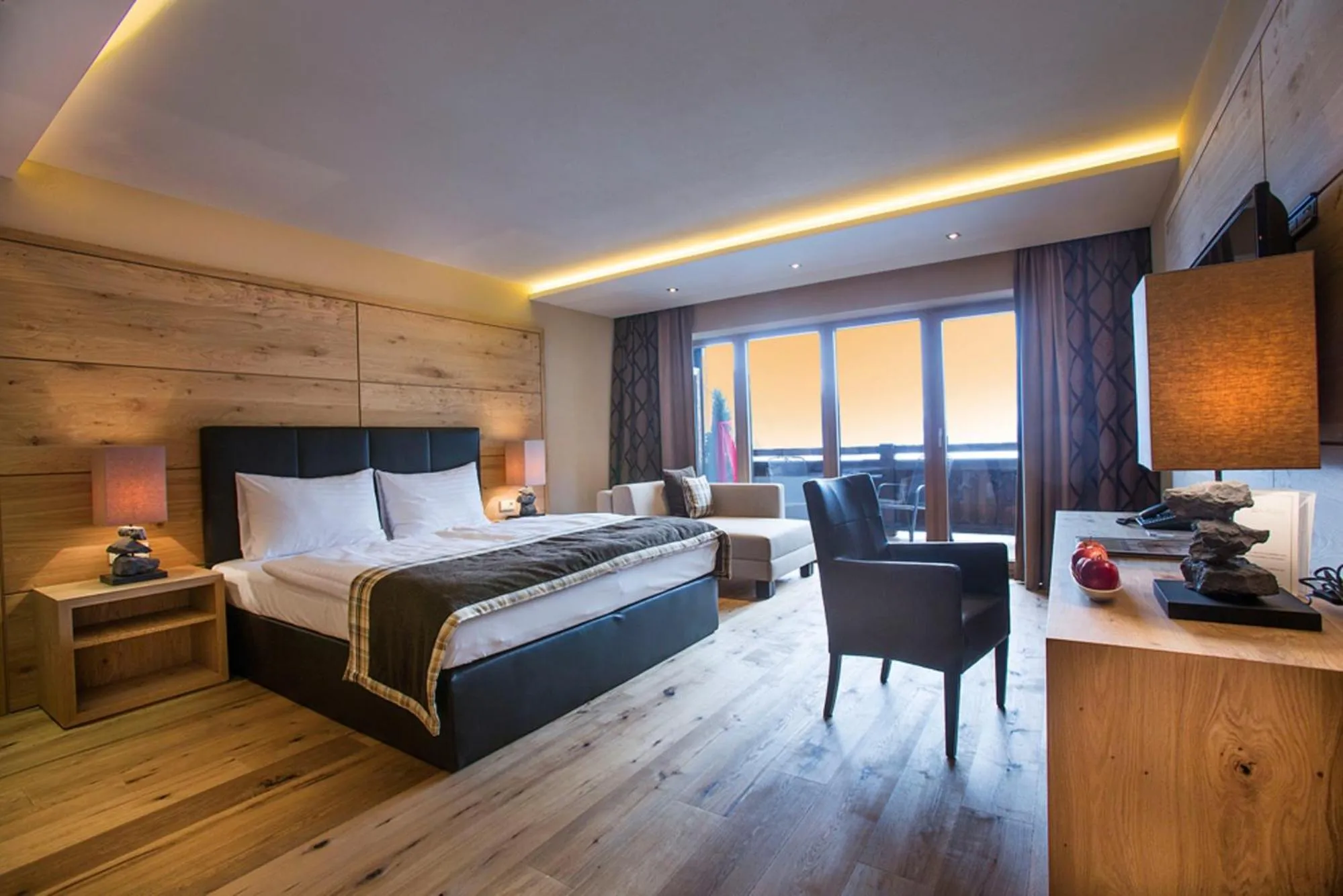 Bed in Das gemütliche Dorfhotel Kaltenhauser