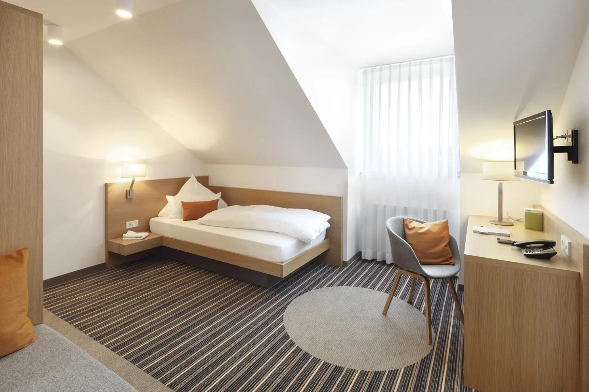 Bed in Hotel Hiller in Abstatt