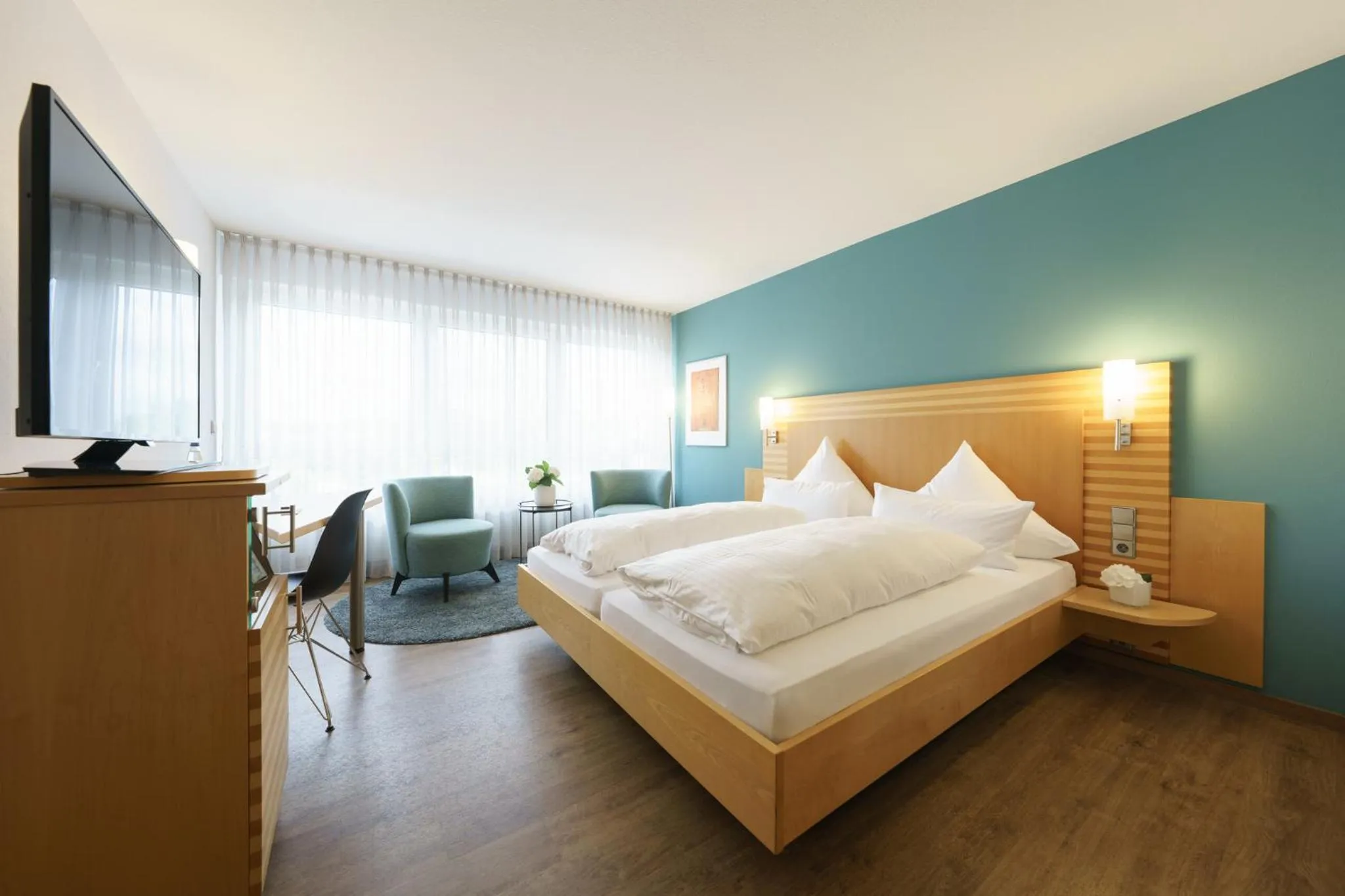 Bed in Hotel Hiller in Abstatt