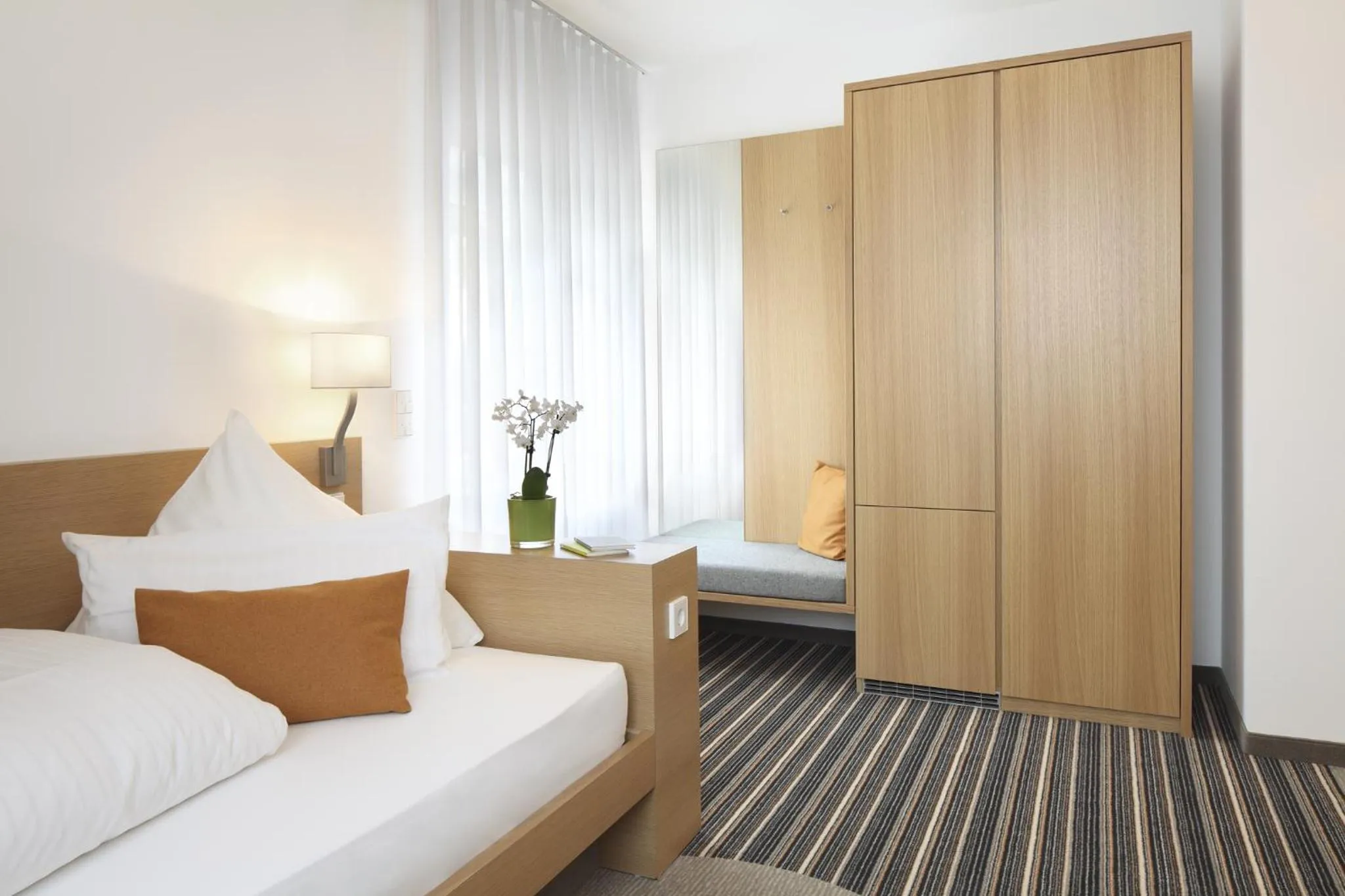 Bed in Hotel Hiller in Abstatt