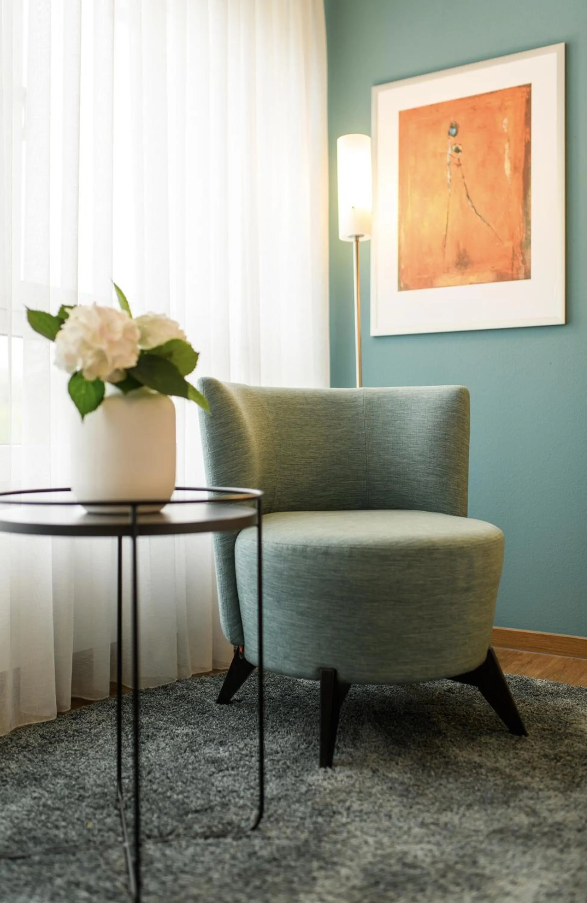 Seating area in Hotel Hiller in Abstatt