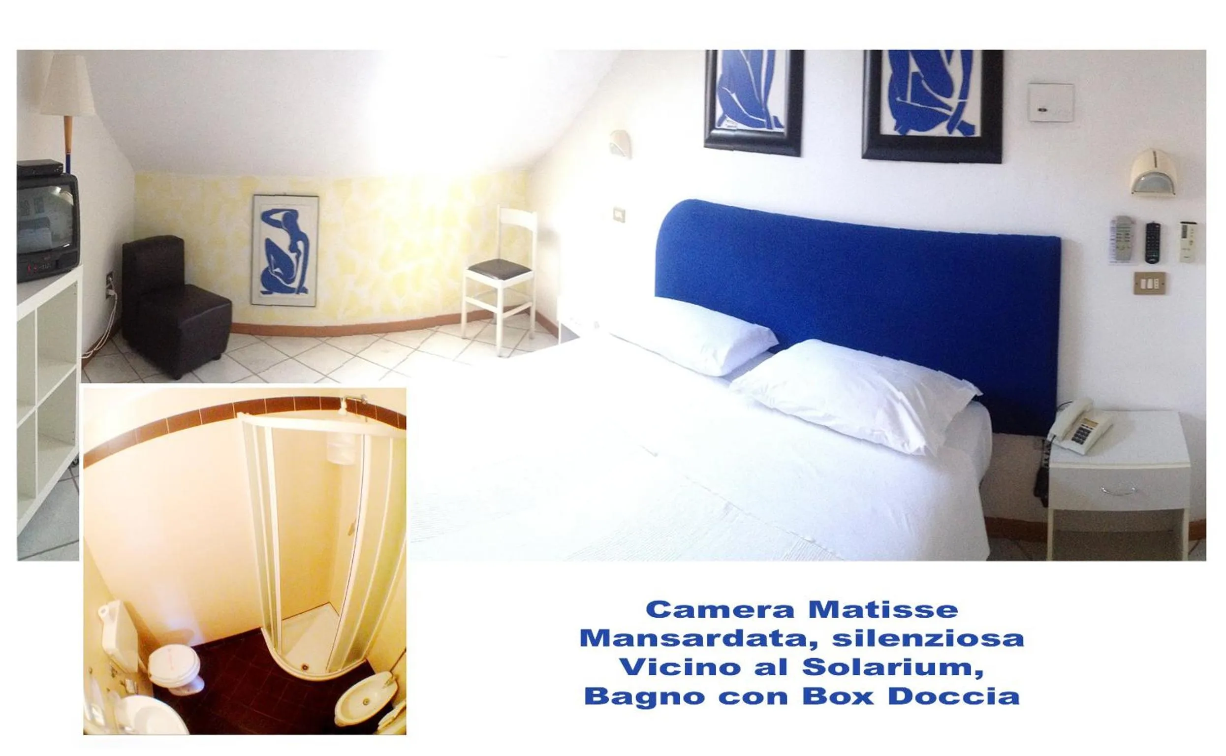 Text overlay in Hotel Ariston