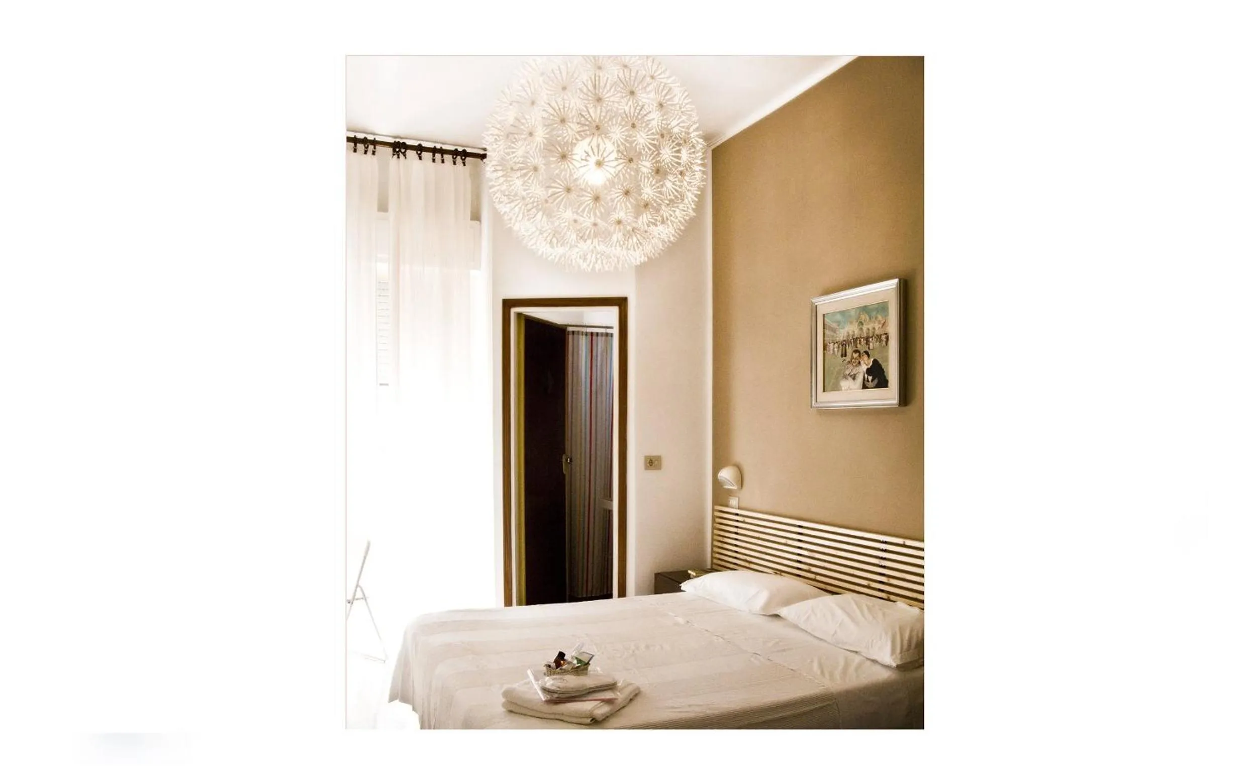 Bed in Hotel Ariston