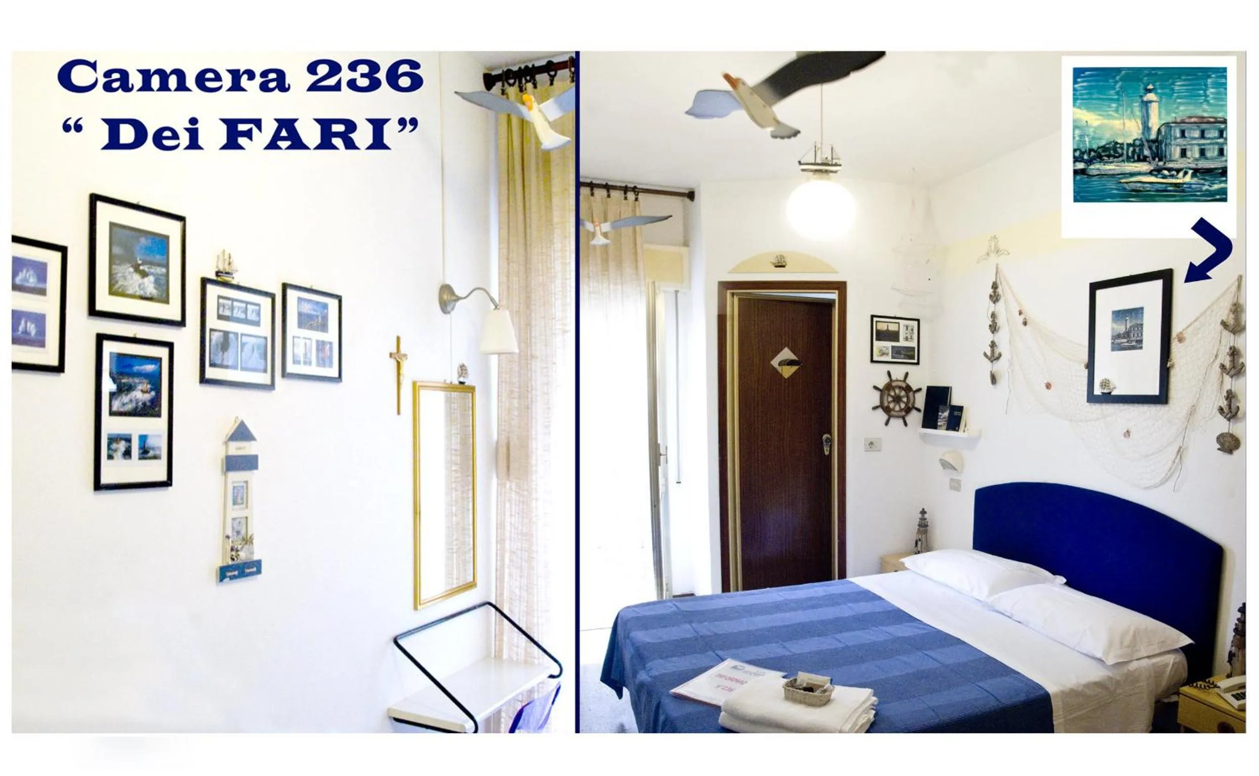 Text overlay in Hotel Ariston