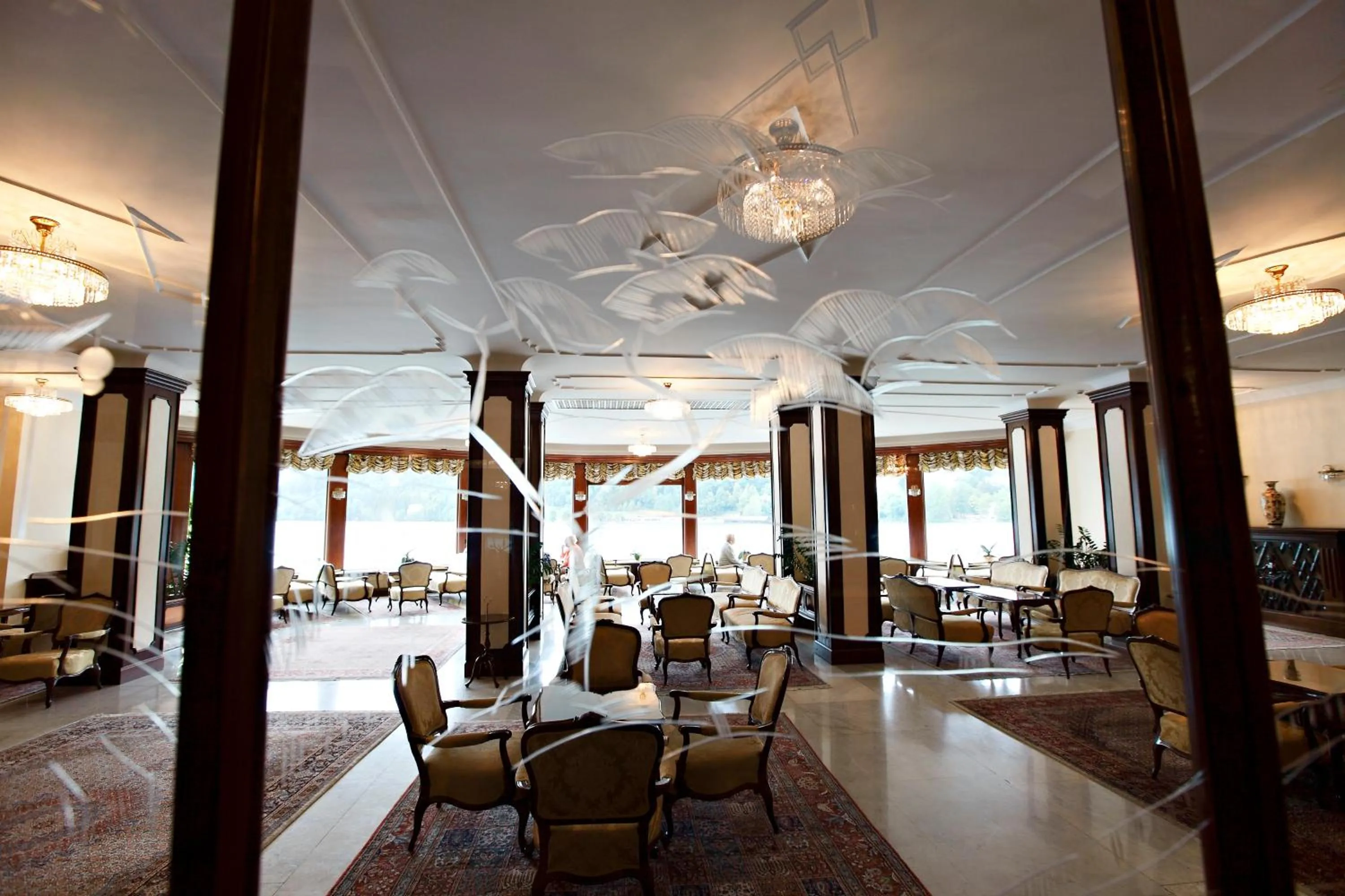 Lounge or bar in Grand Hotel Toplice - Small Luxury Hotels of the World