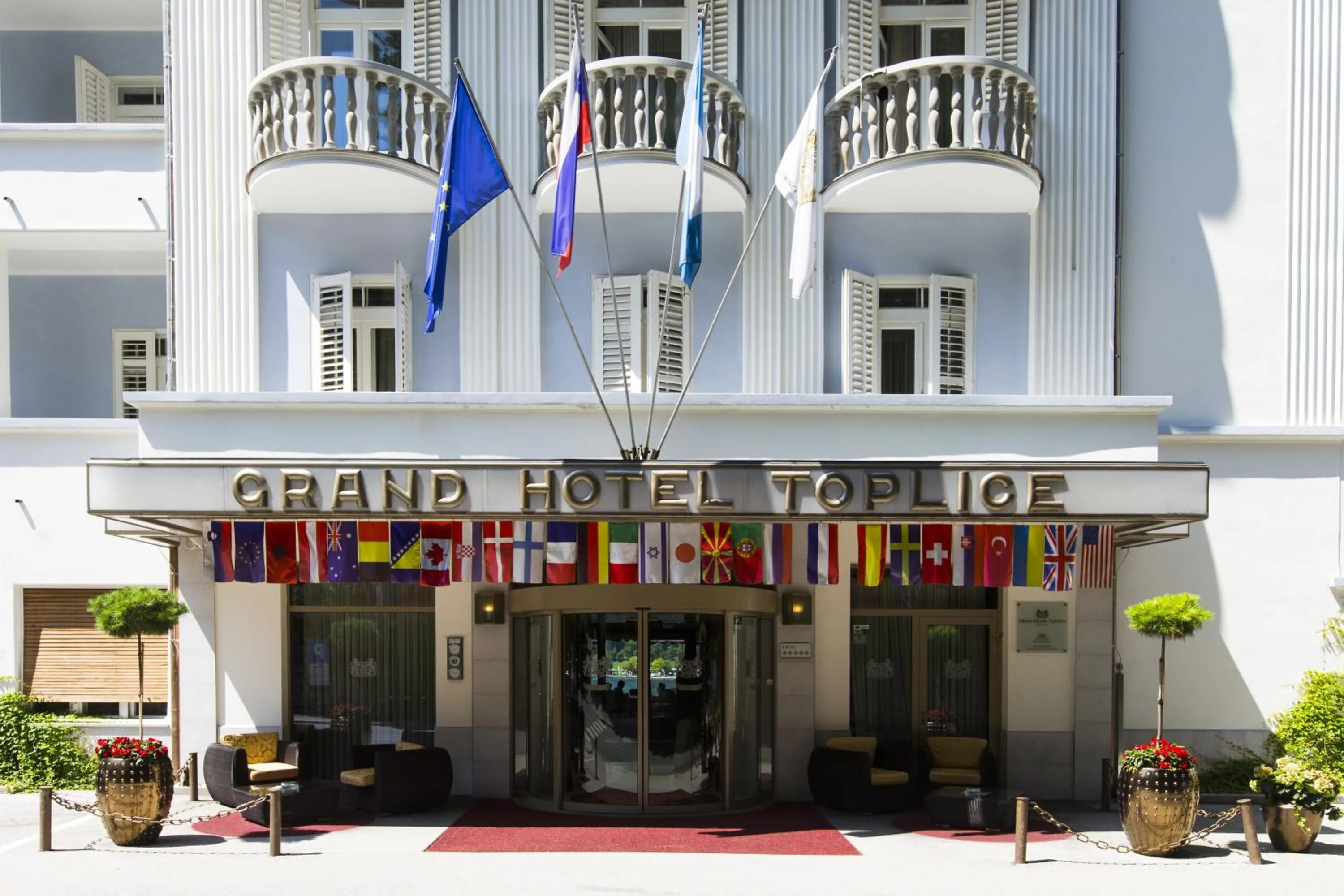 Facade/entrance in Grand Hotel Toplice - Small Luxury Hotels of the World