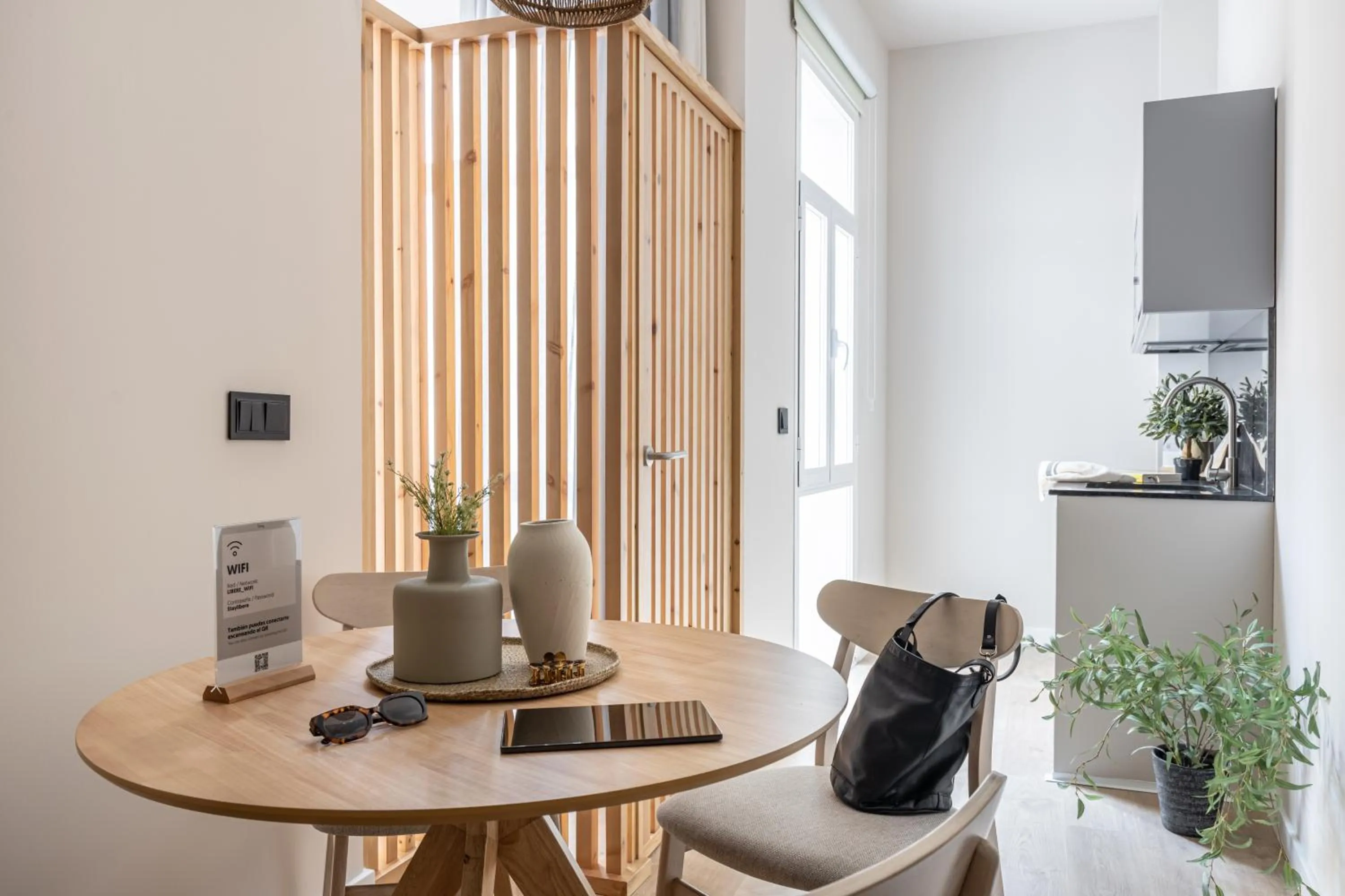 Kitchen or kitchenette in Líbere Málaga Teatro Romano