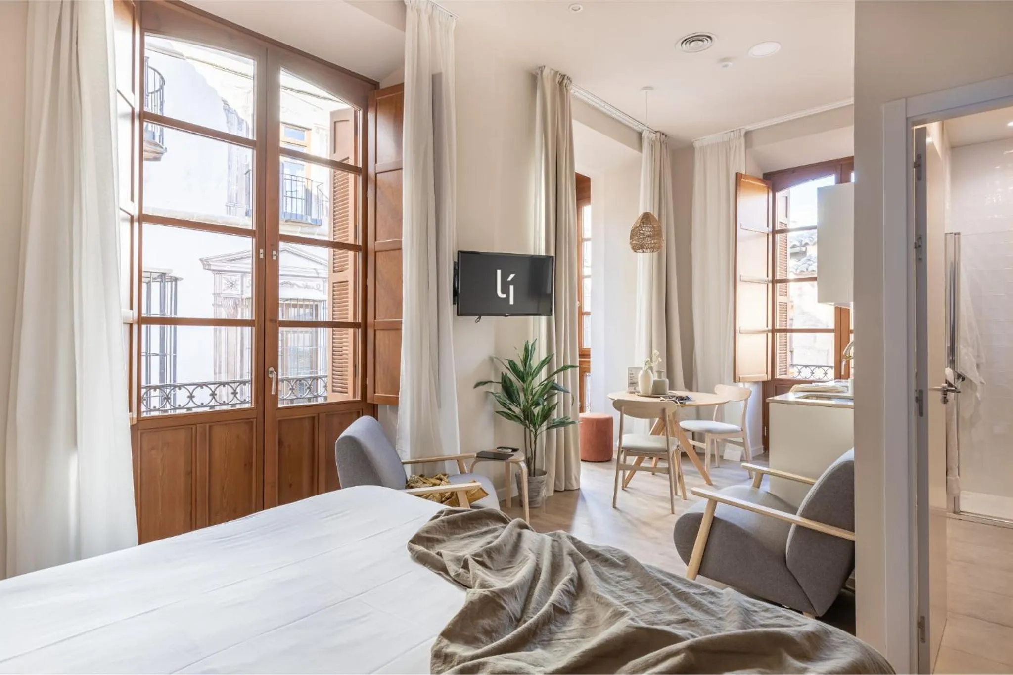 Bed in Líbere Málaga Teatro Romano