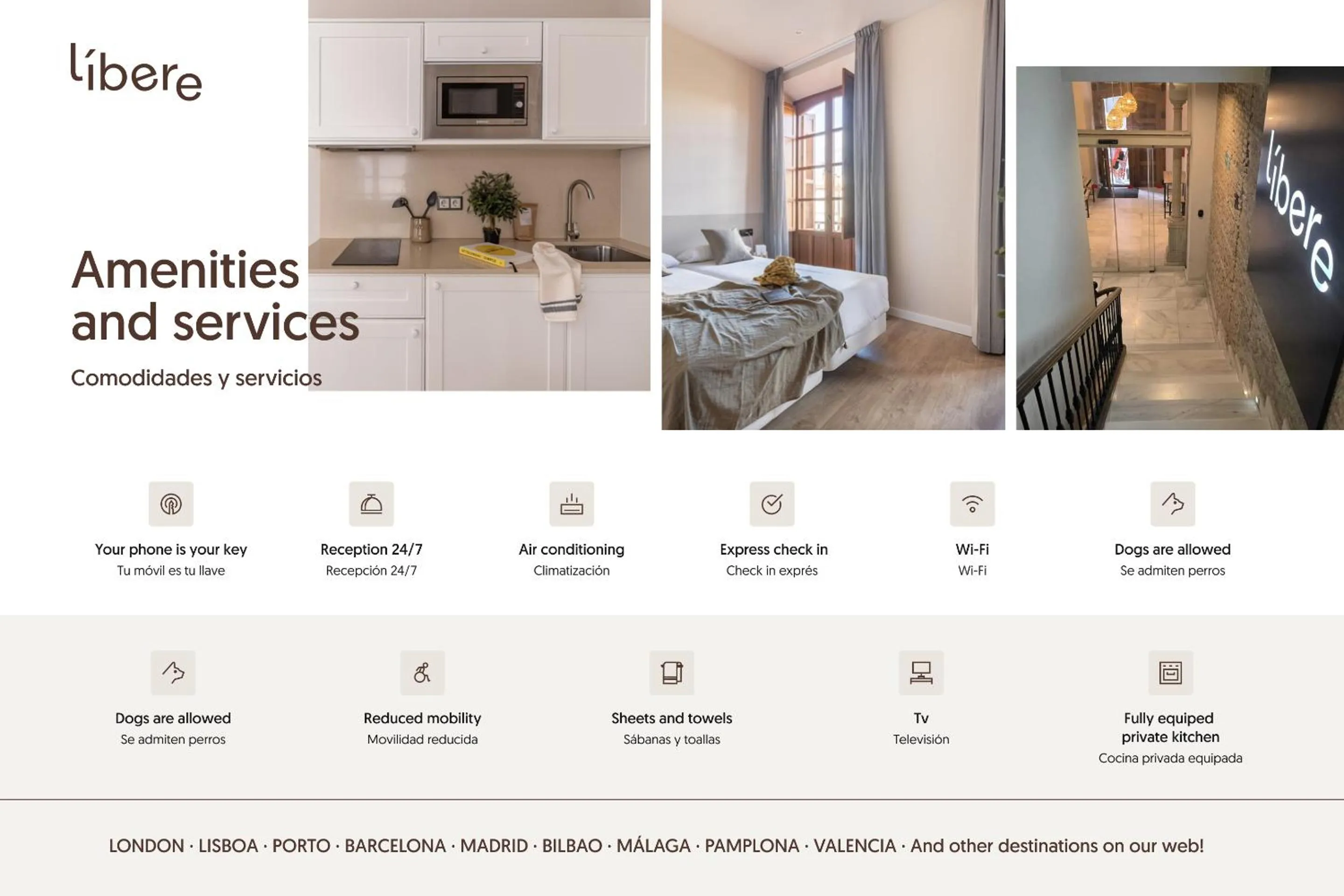 Text overlay in Líbere Málaga Teatro Romano