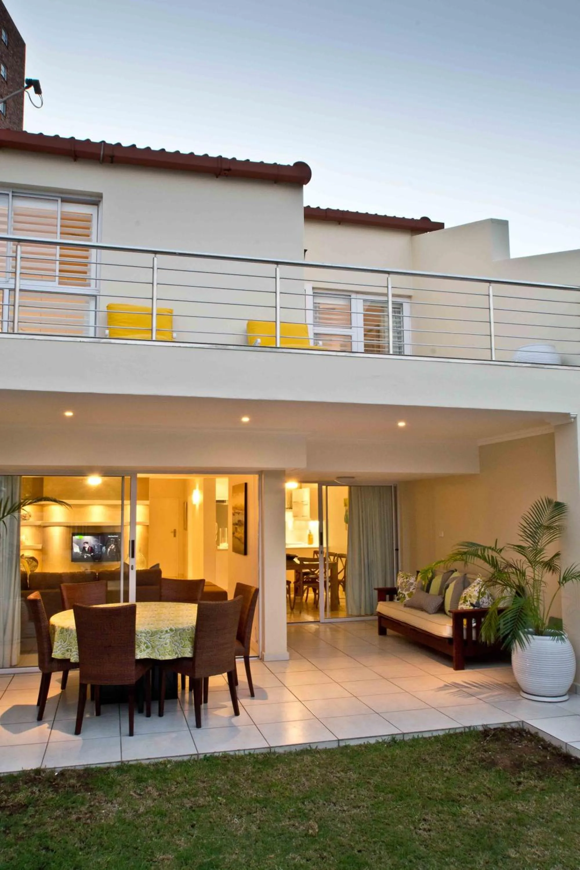 Patio, Property Building in D3 Sea Lodge - by Stay in Umhlanga