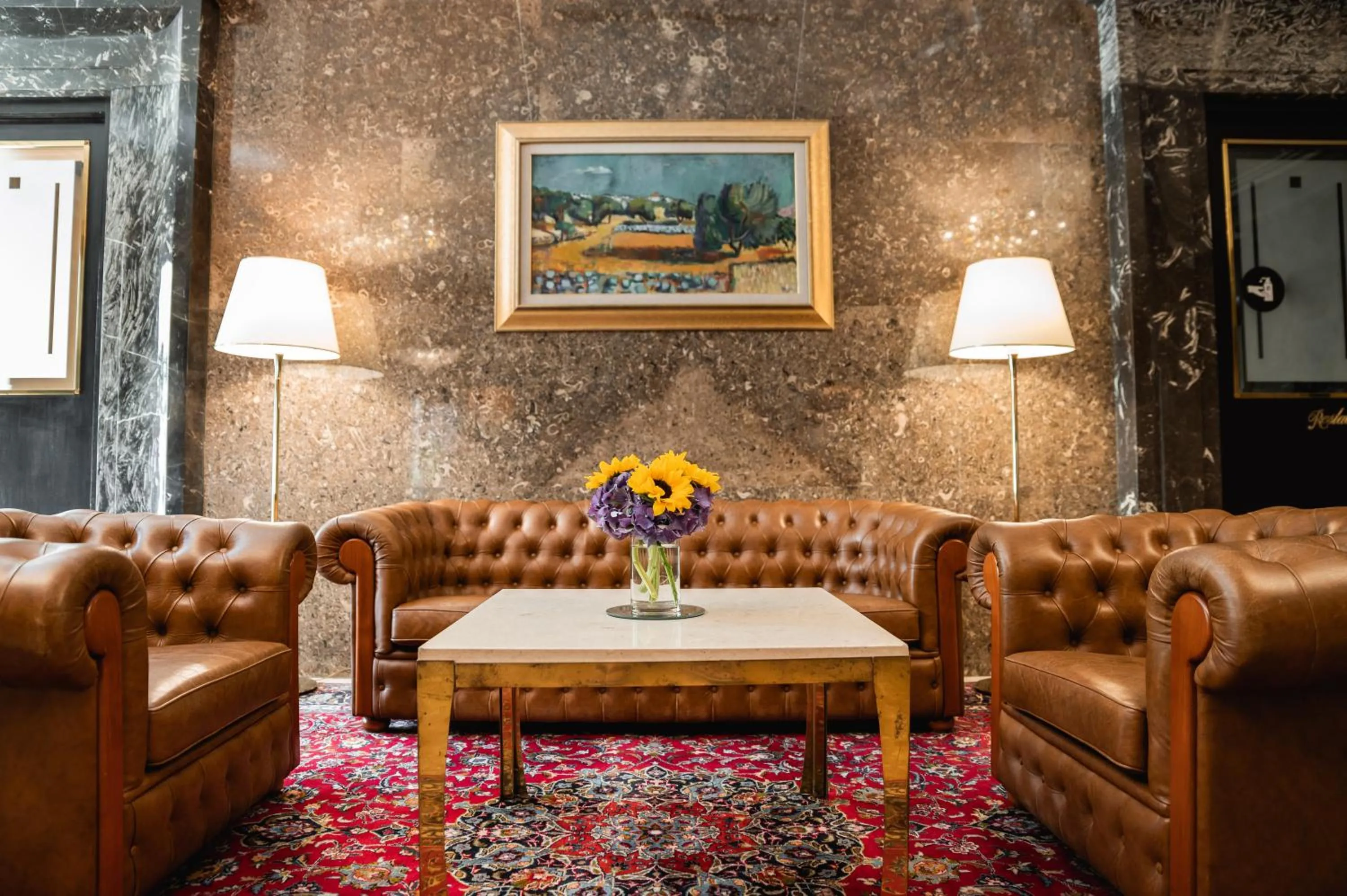 Living room in Vila Bled