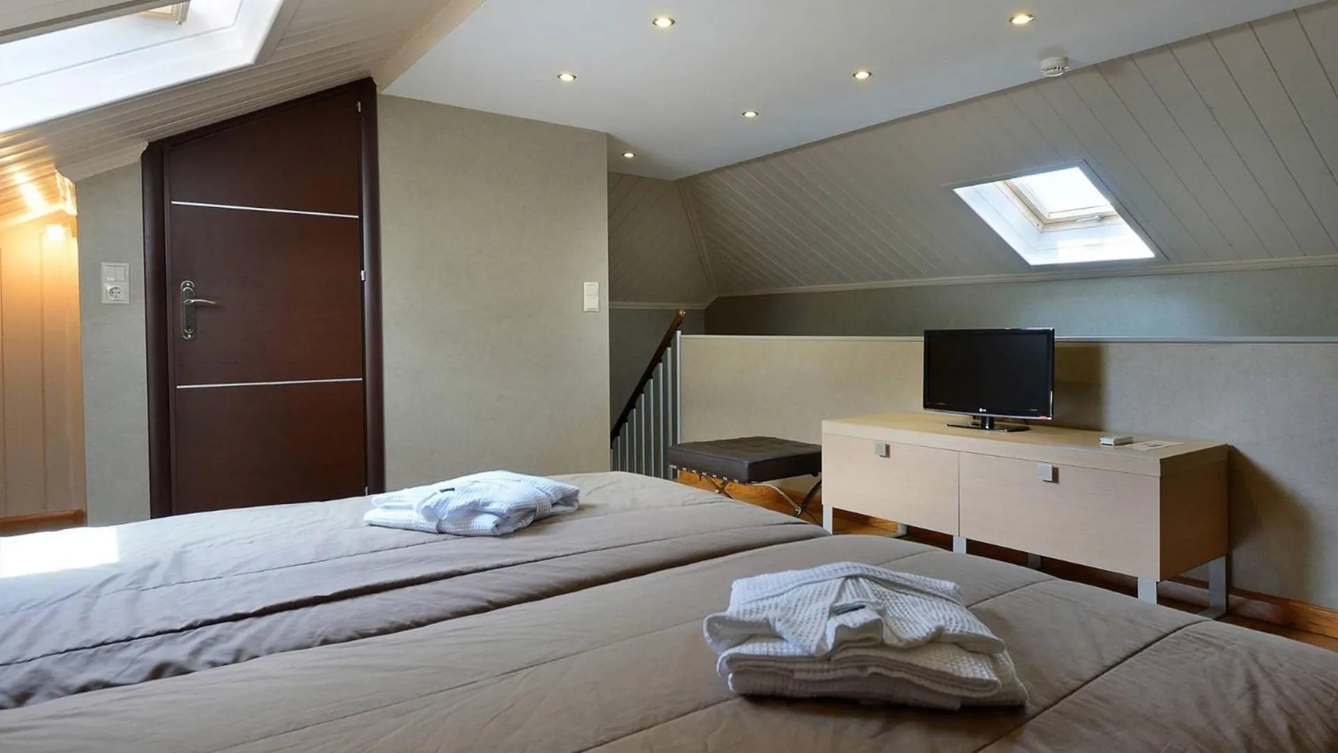 Bedroom, Bed in Atrium Hotel Thassos