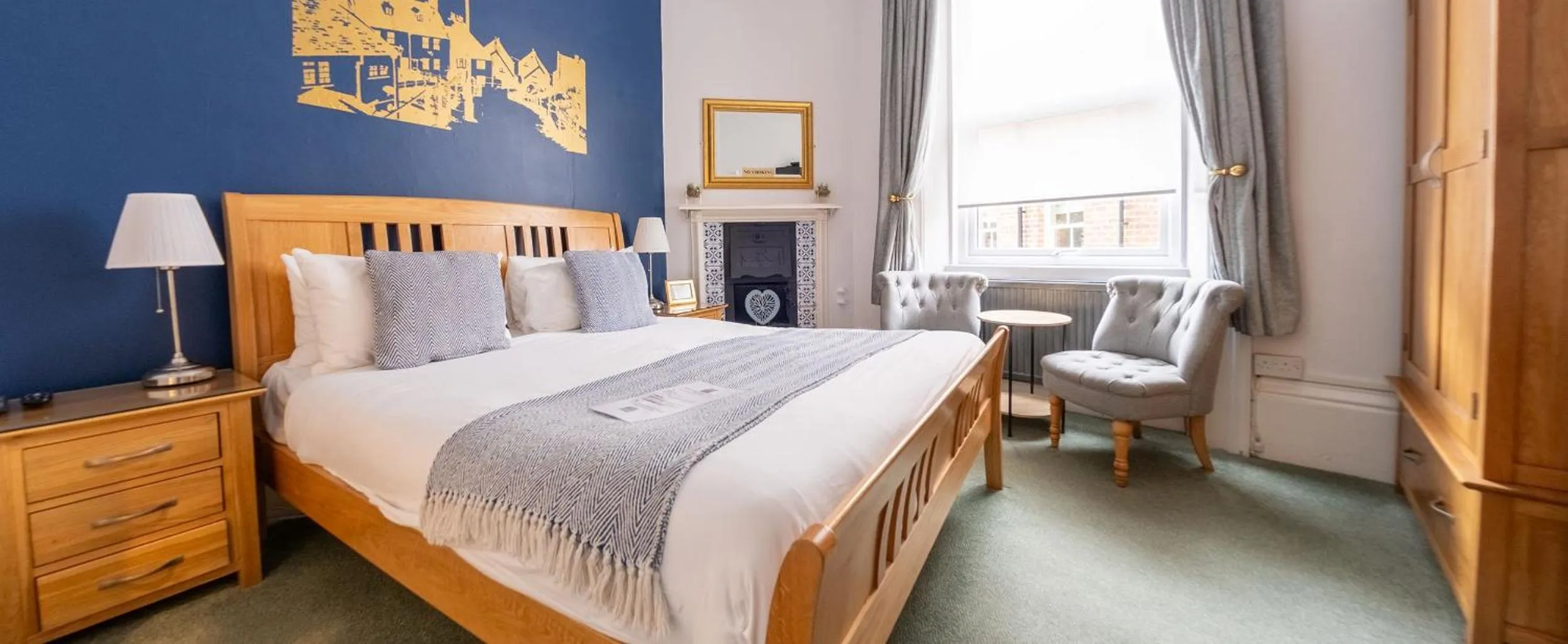 Bed in Number 7 Guest House