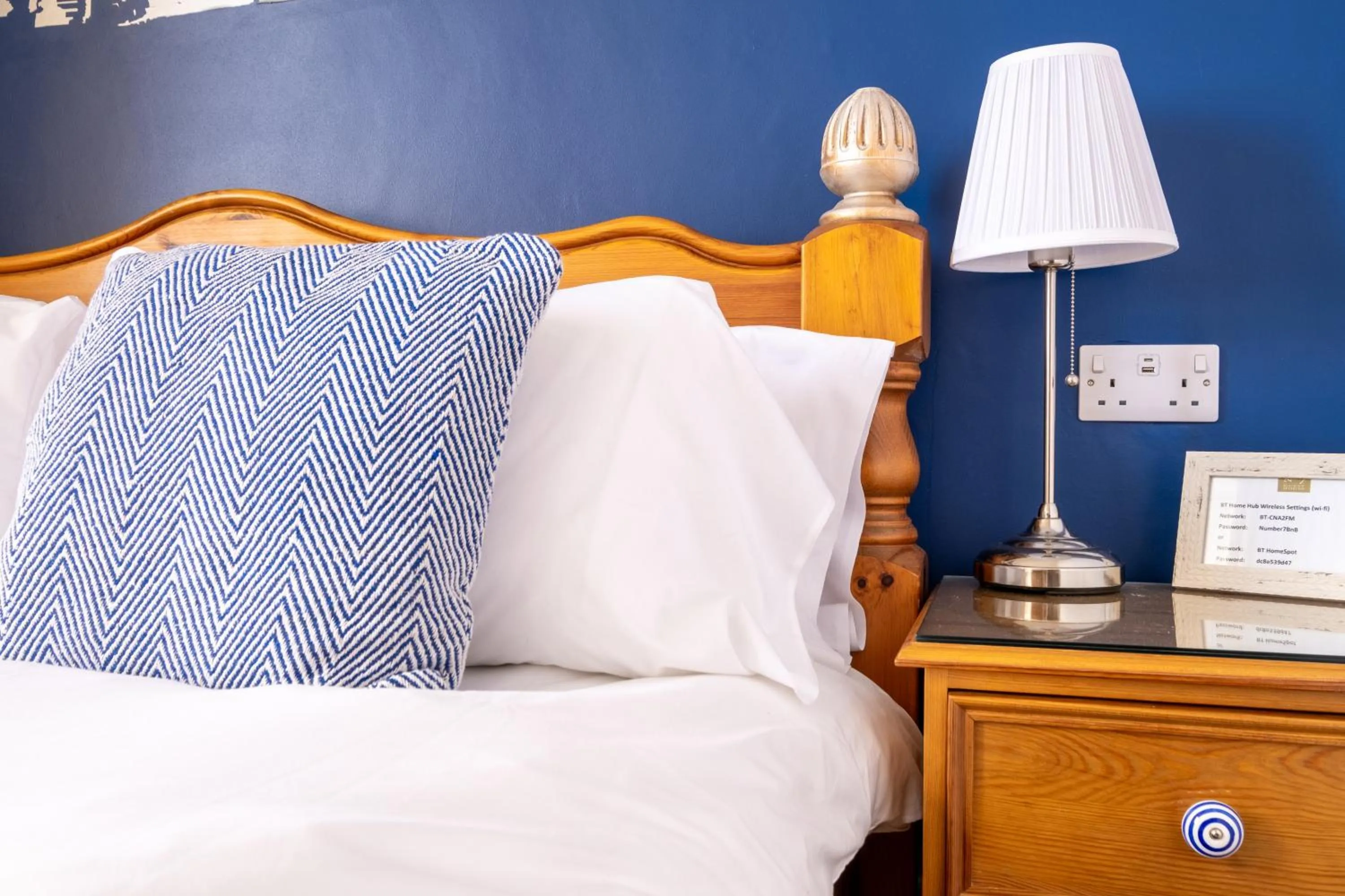 Bed in Number 7 Guest House