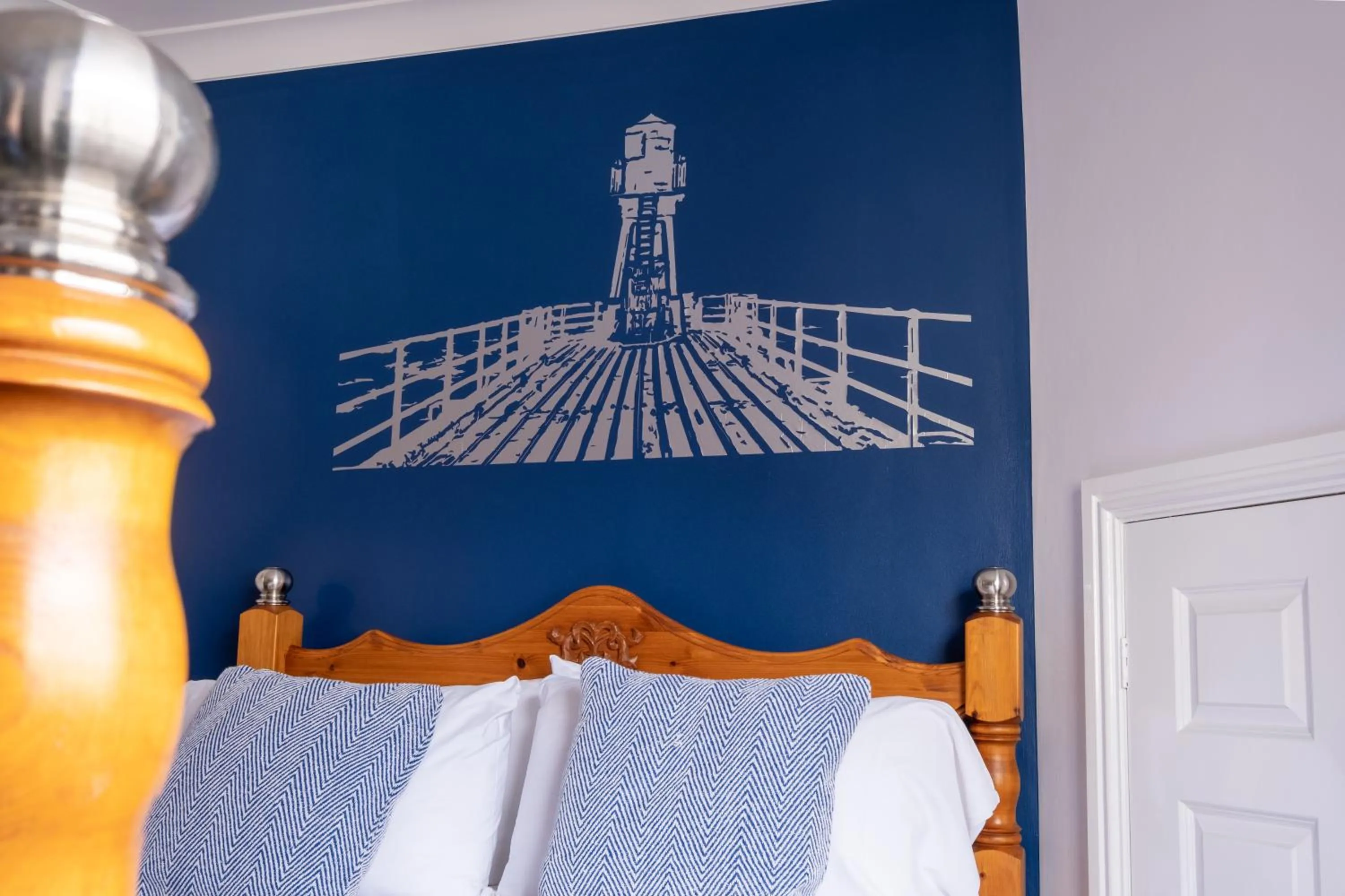 Bed in Number 7 Guest House