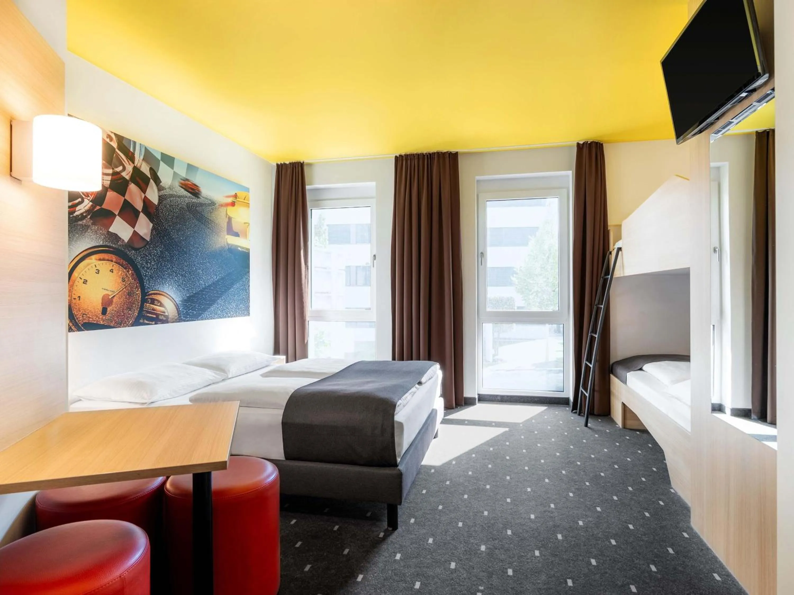 Photo of the whole room, Bed in B&B Hotel Stuttgart-Zuffenhausen