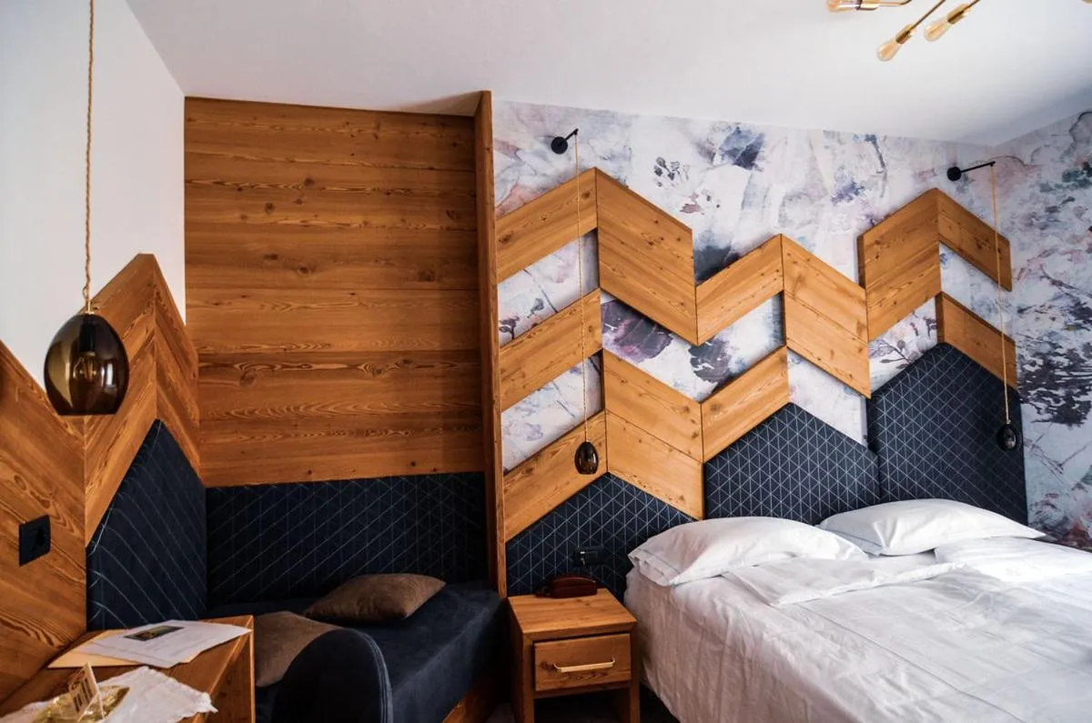 Bed in Hotel Cristallo