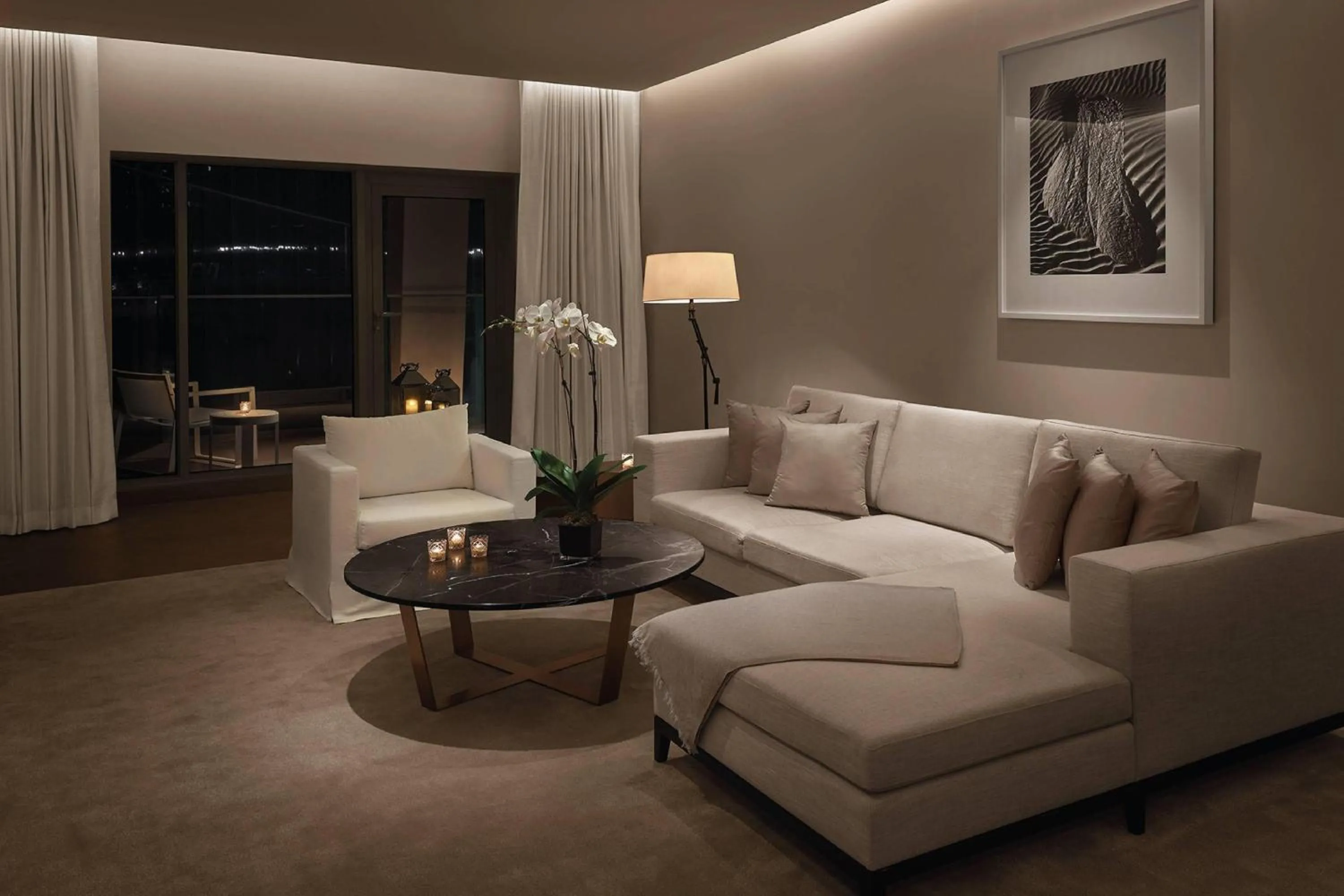 Living room in The Abu Dhabi EDITION