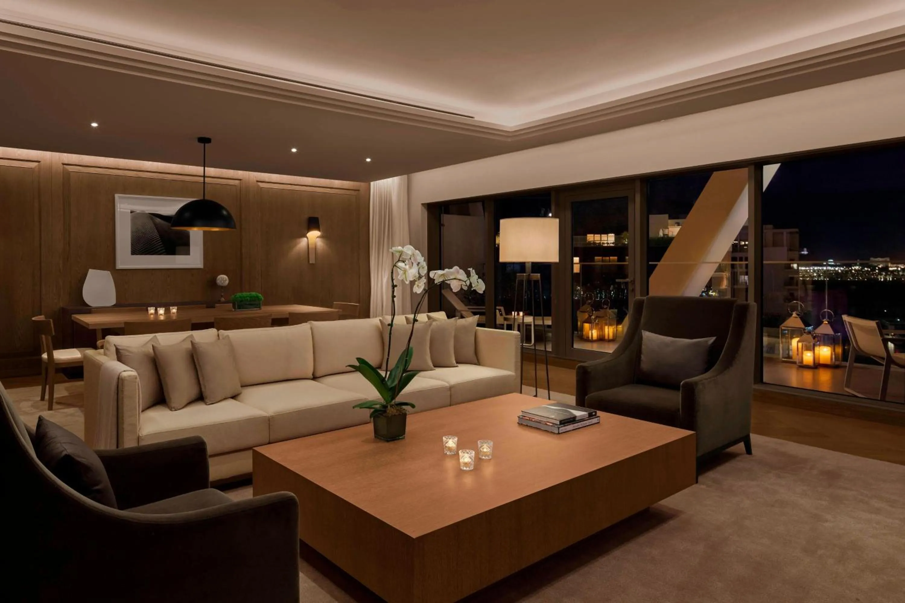Living room in The Abu Dhabi EDITION