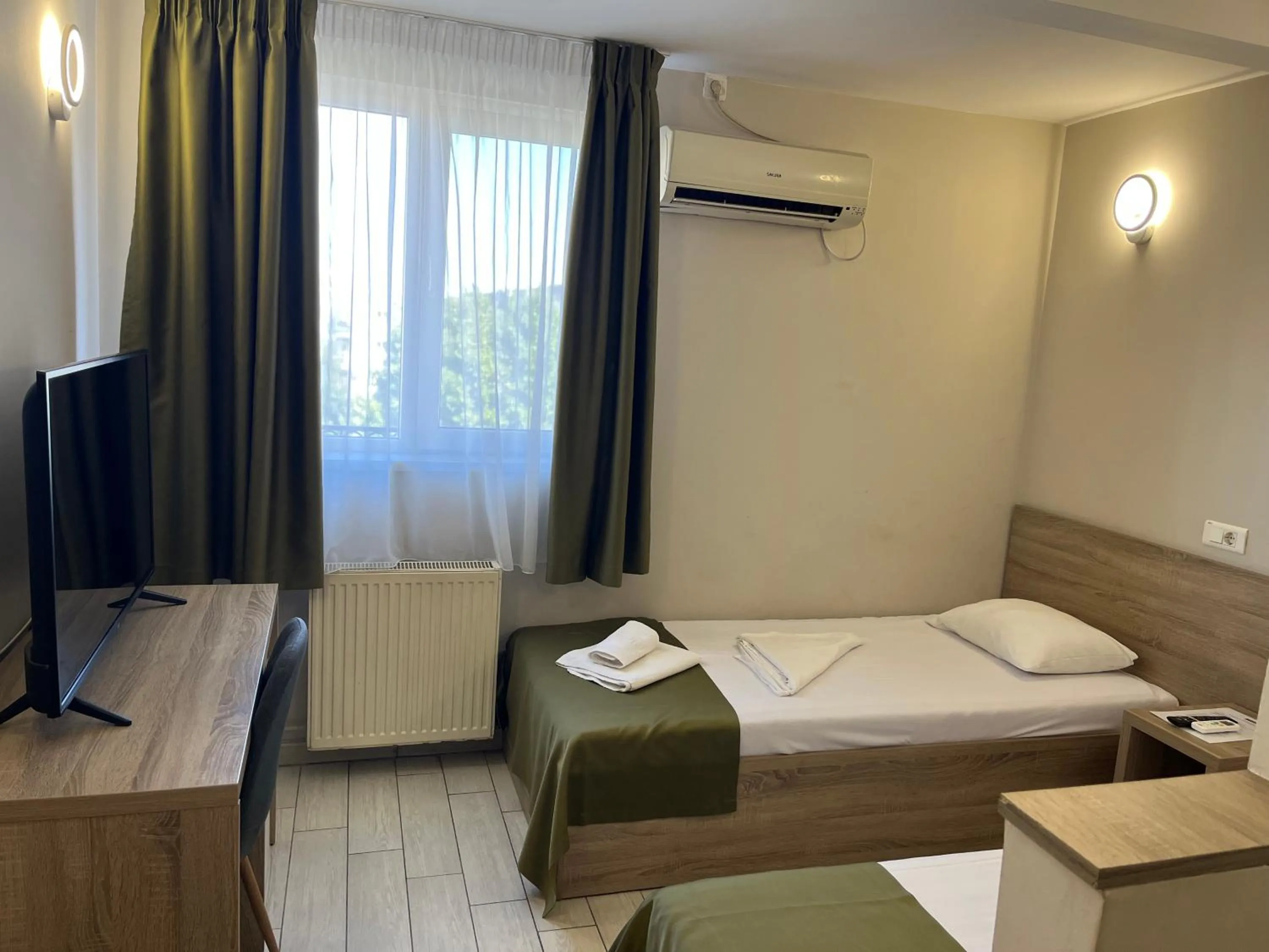 Bed in City Hotel Bucharest