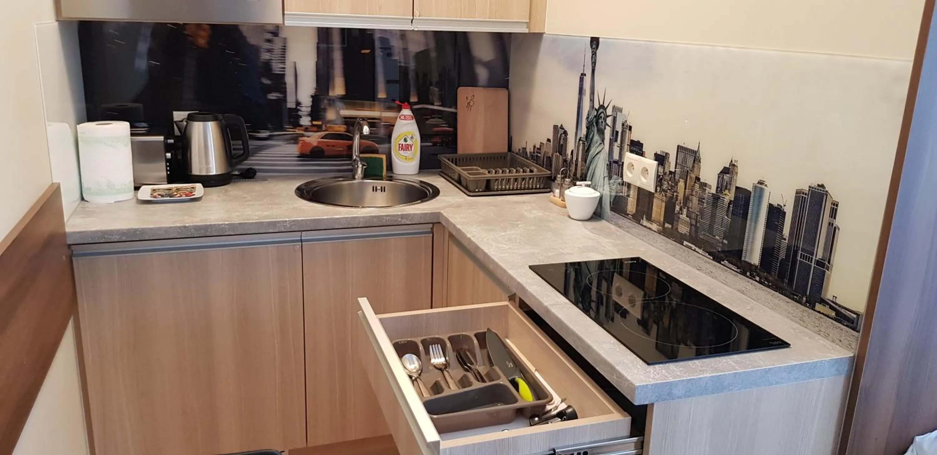 Coffee/tea facilities in Metropolis Apartamenty Centrum