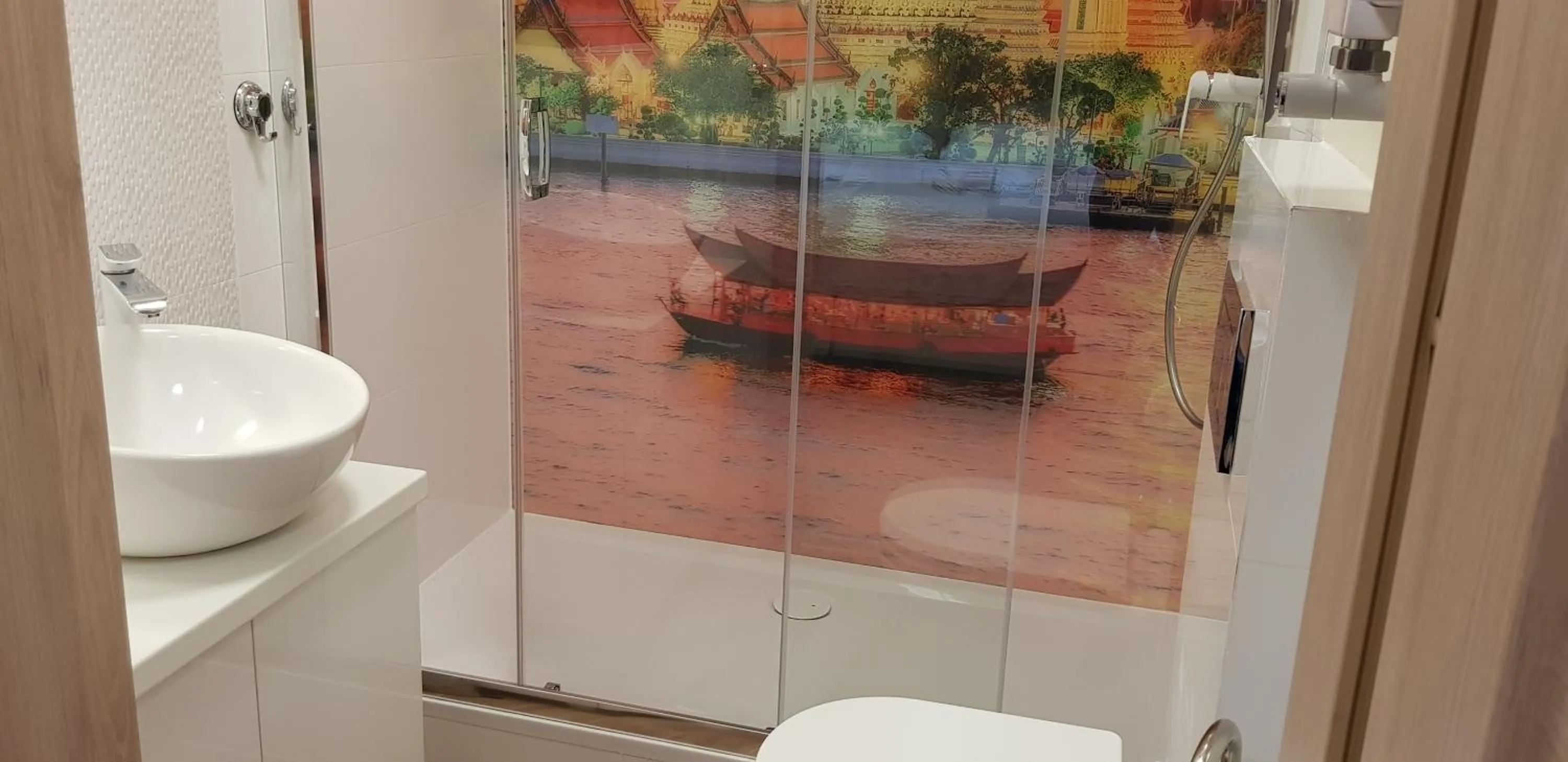 Bathroom in Metropolis Apartamenty Centrum