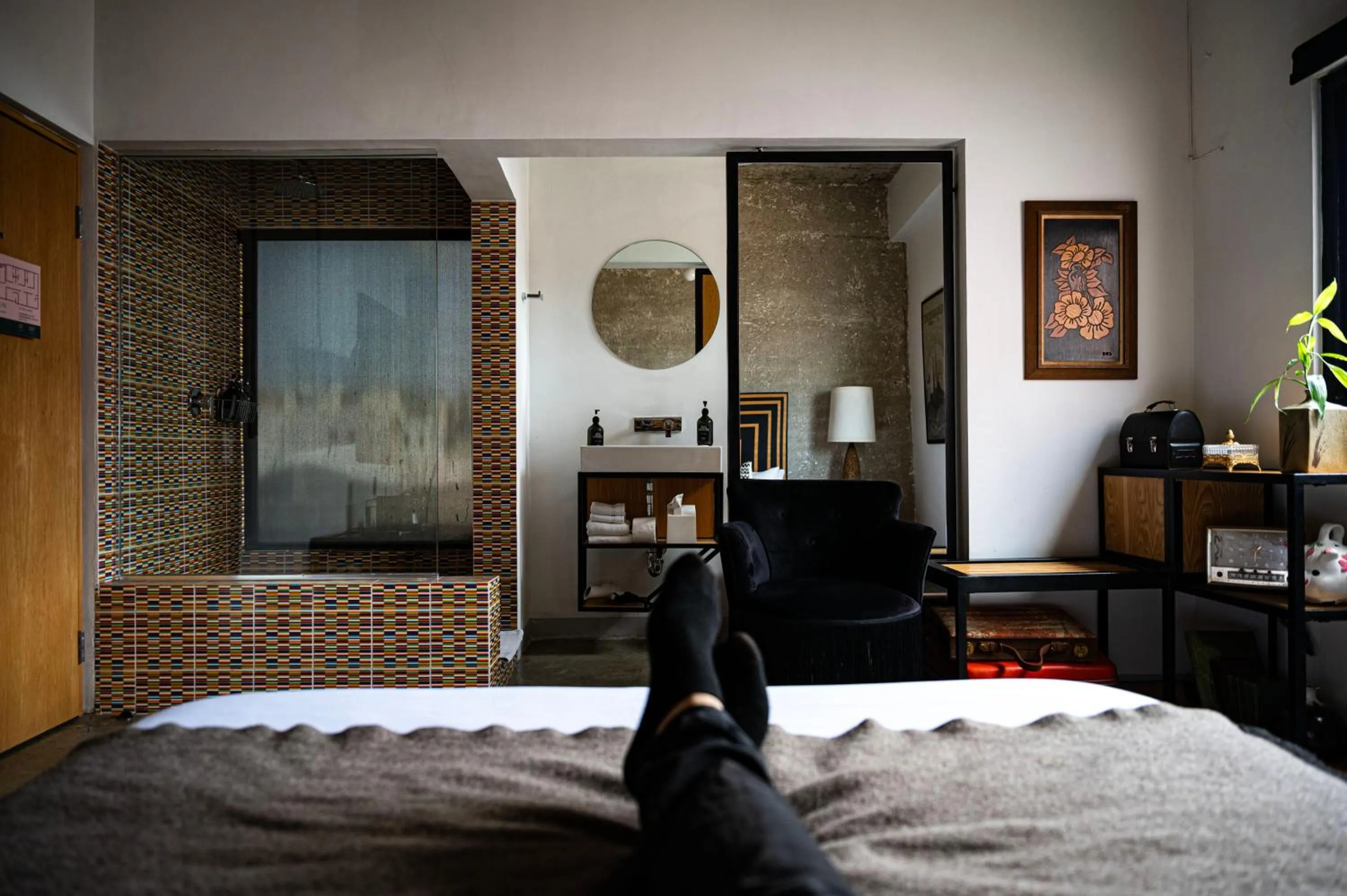 Bed in Hotel Boutique Lafayette Tijuana