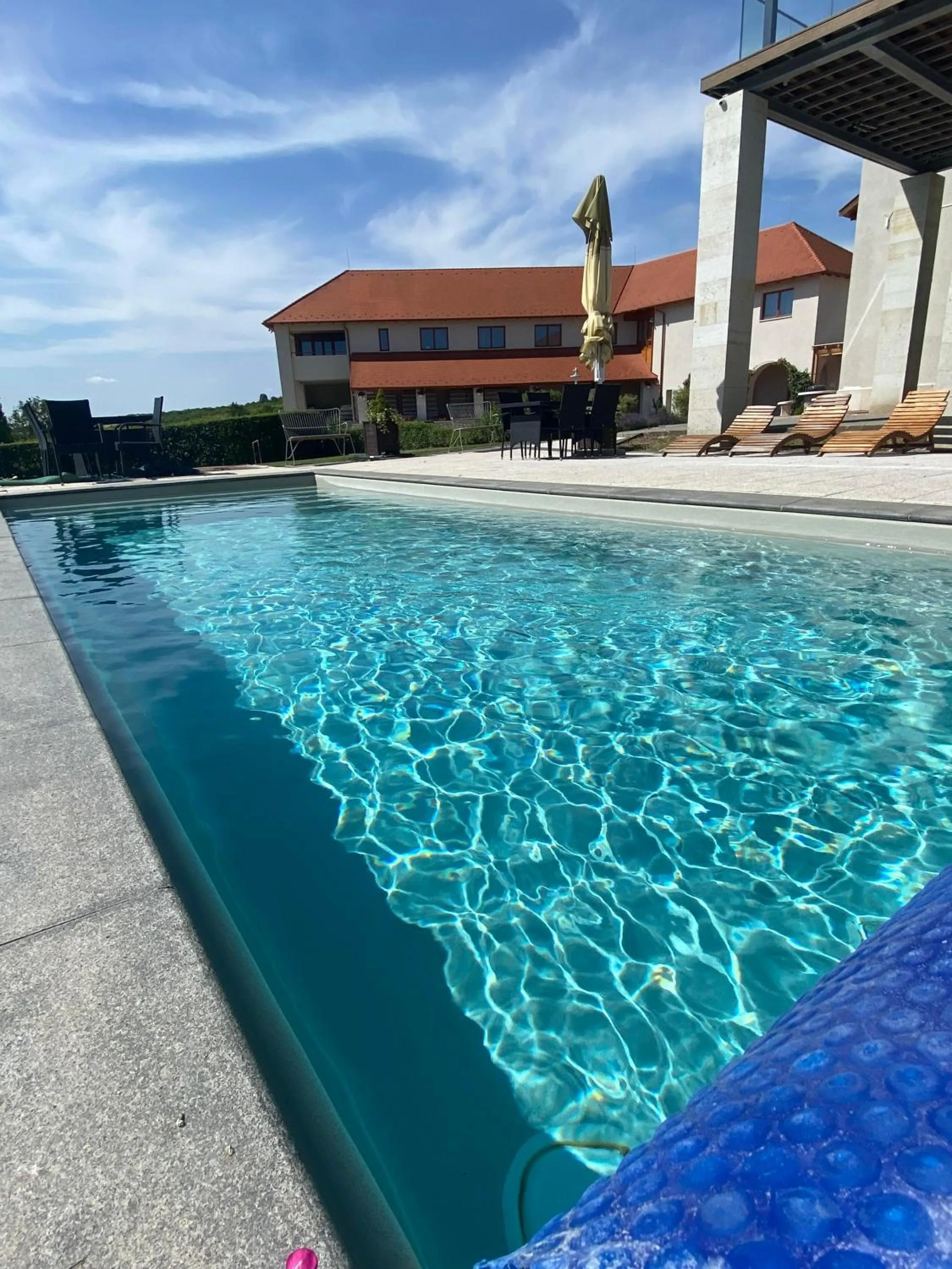 Swimming pool in Angyal Borászat és Panzió