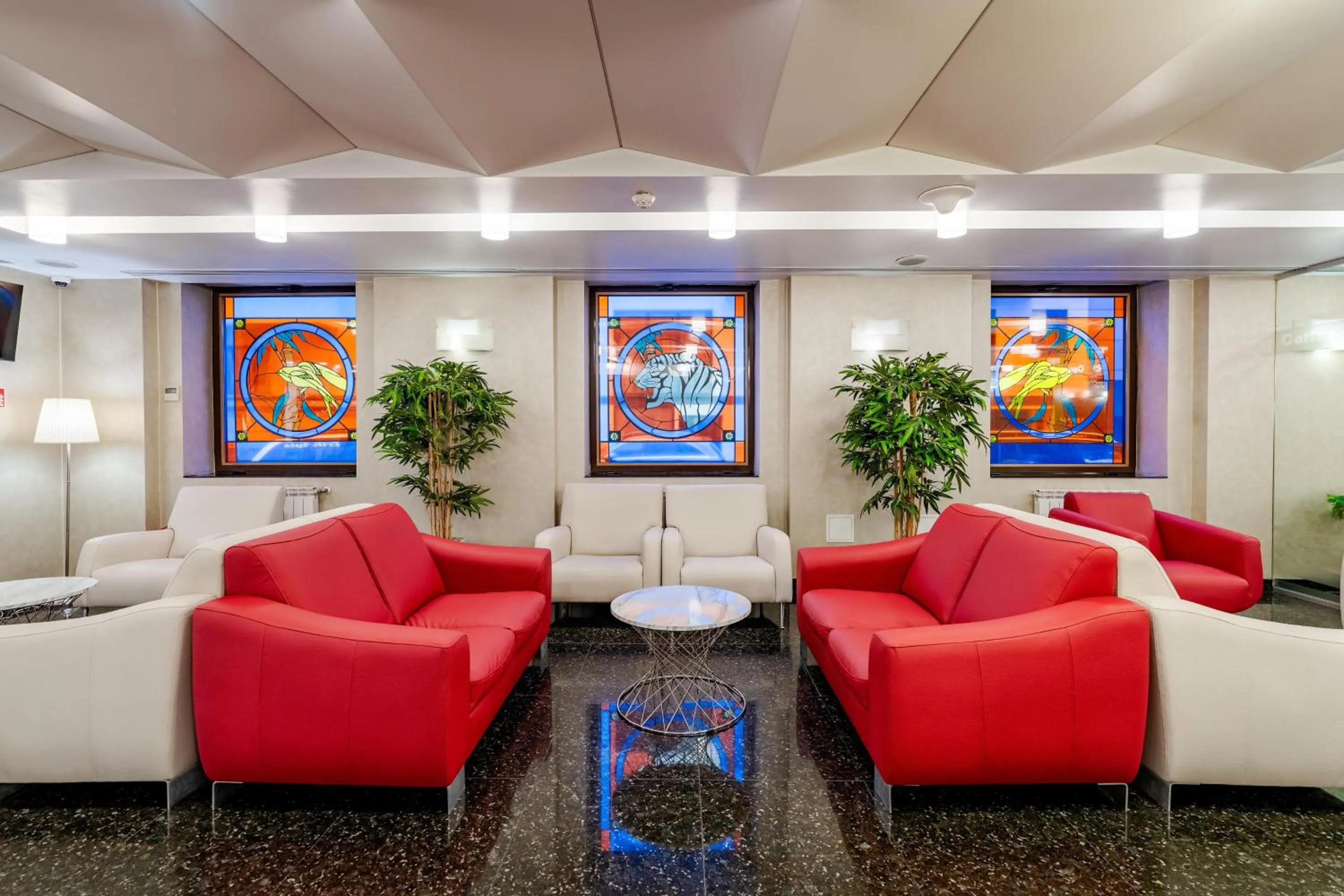 Lobby or reception in Hotel Minerva