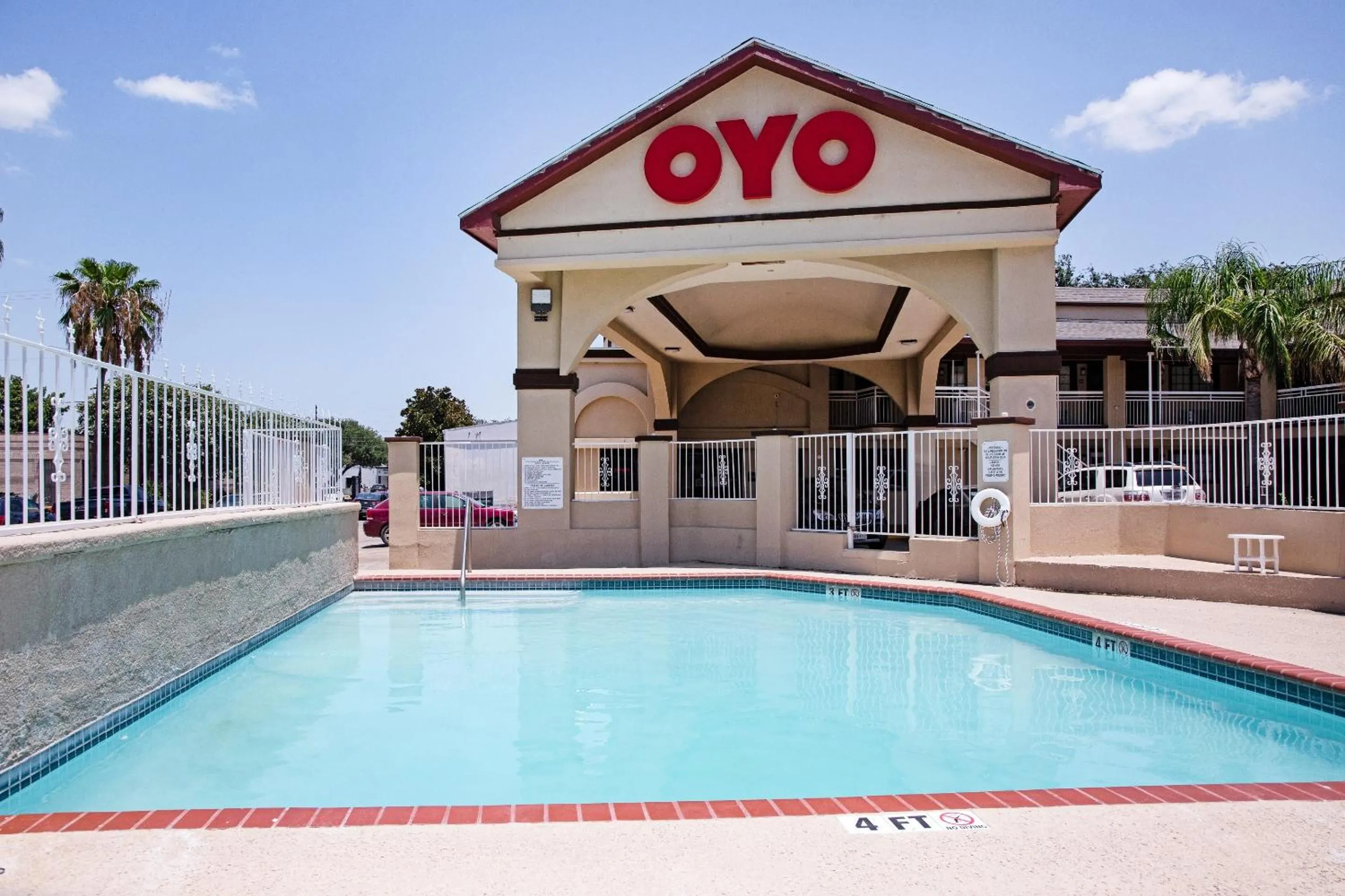 Swimming pool in OYO Hotel McAllen Airport South